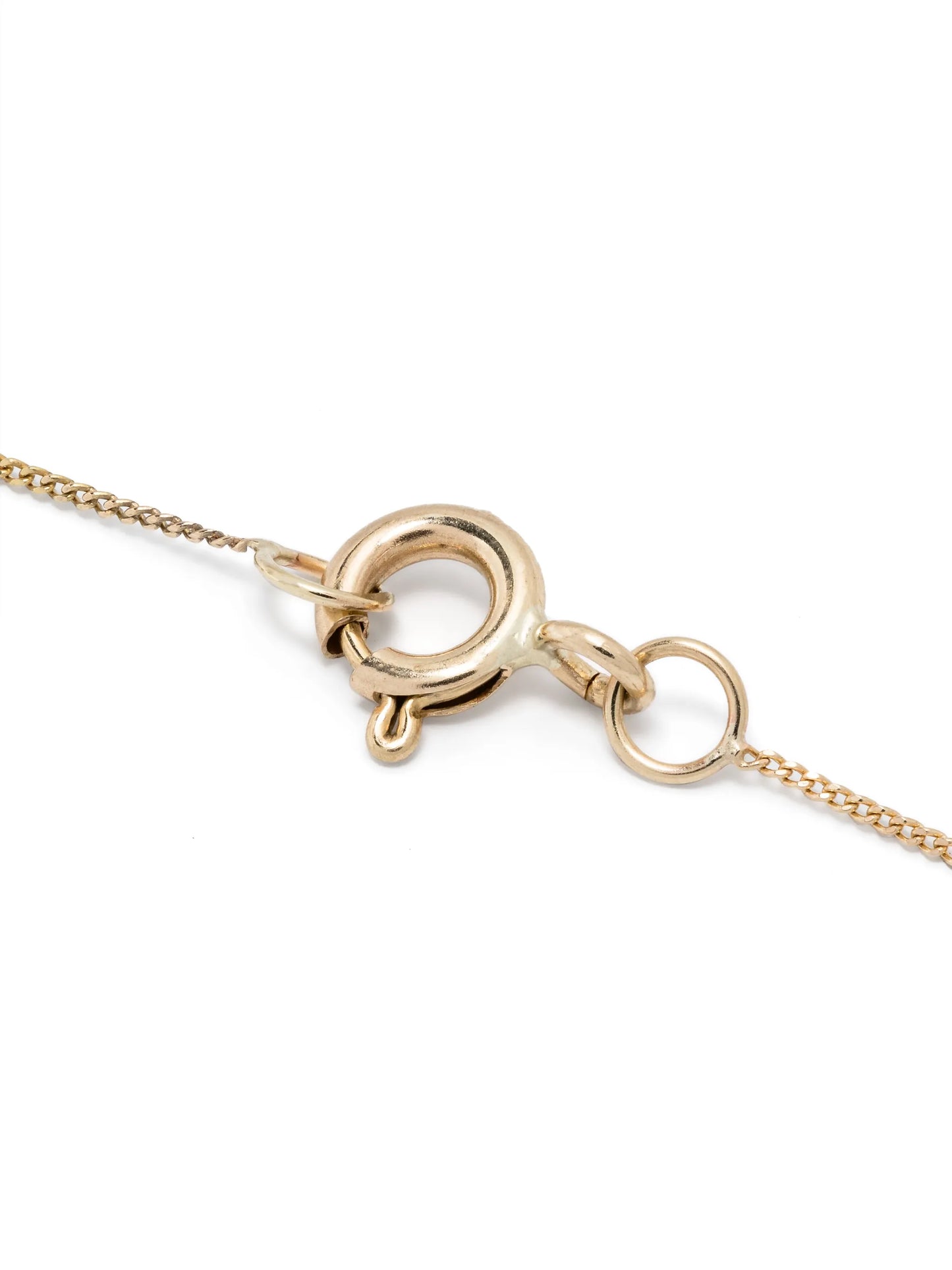 9kt yellow gold Orso diamond and labradorite necklace