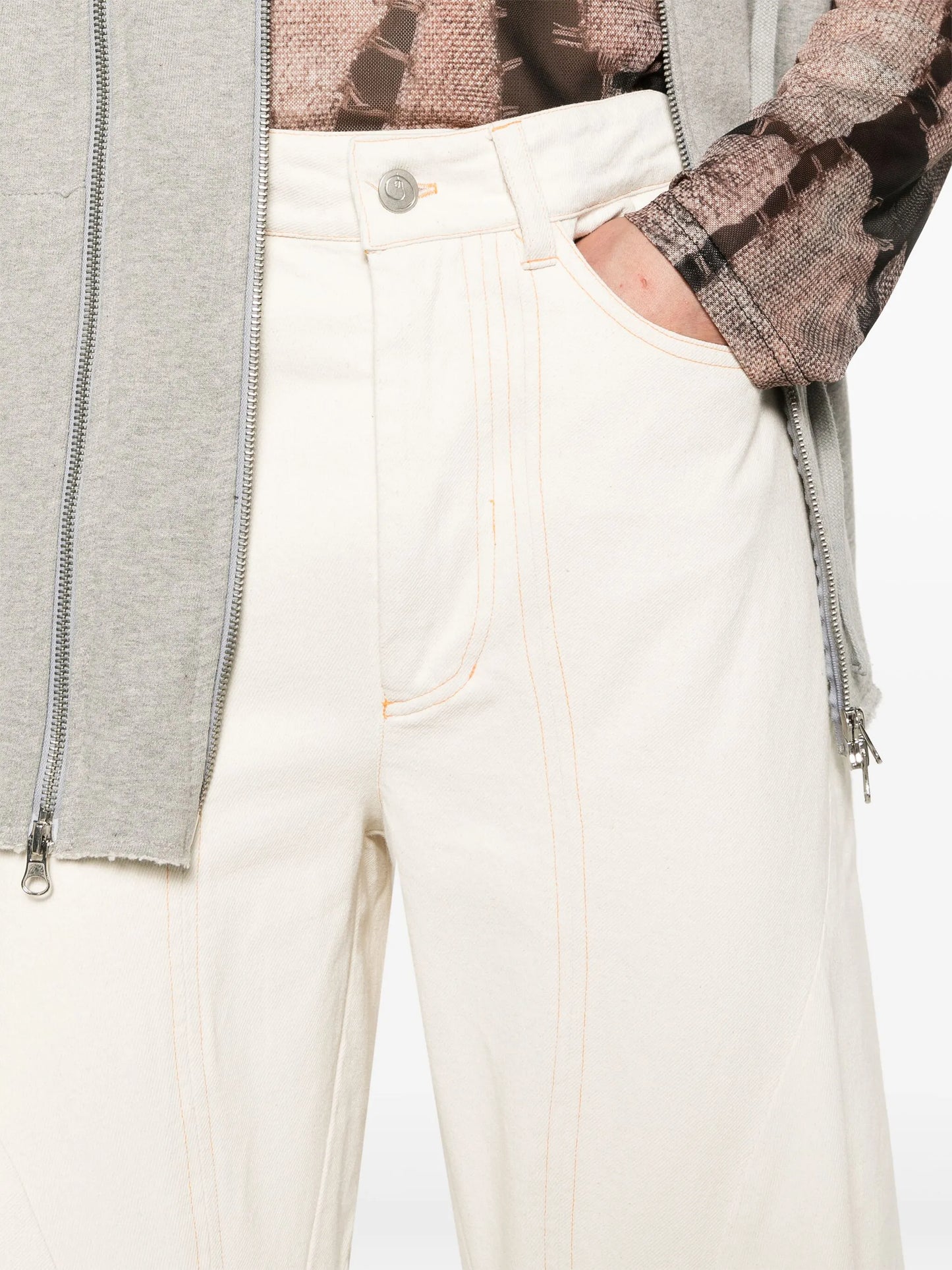 David Engineered flared jeans