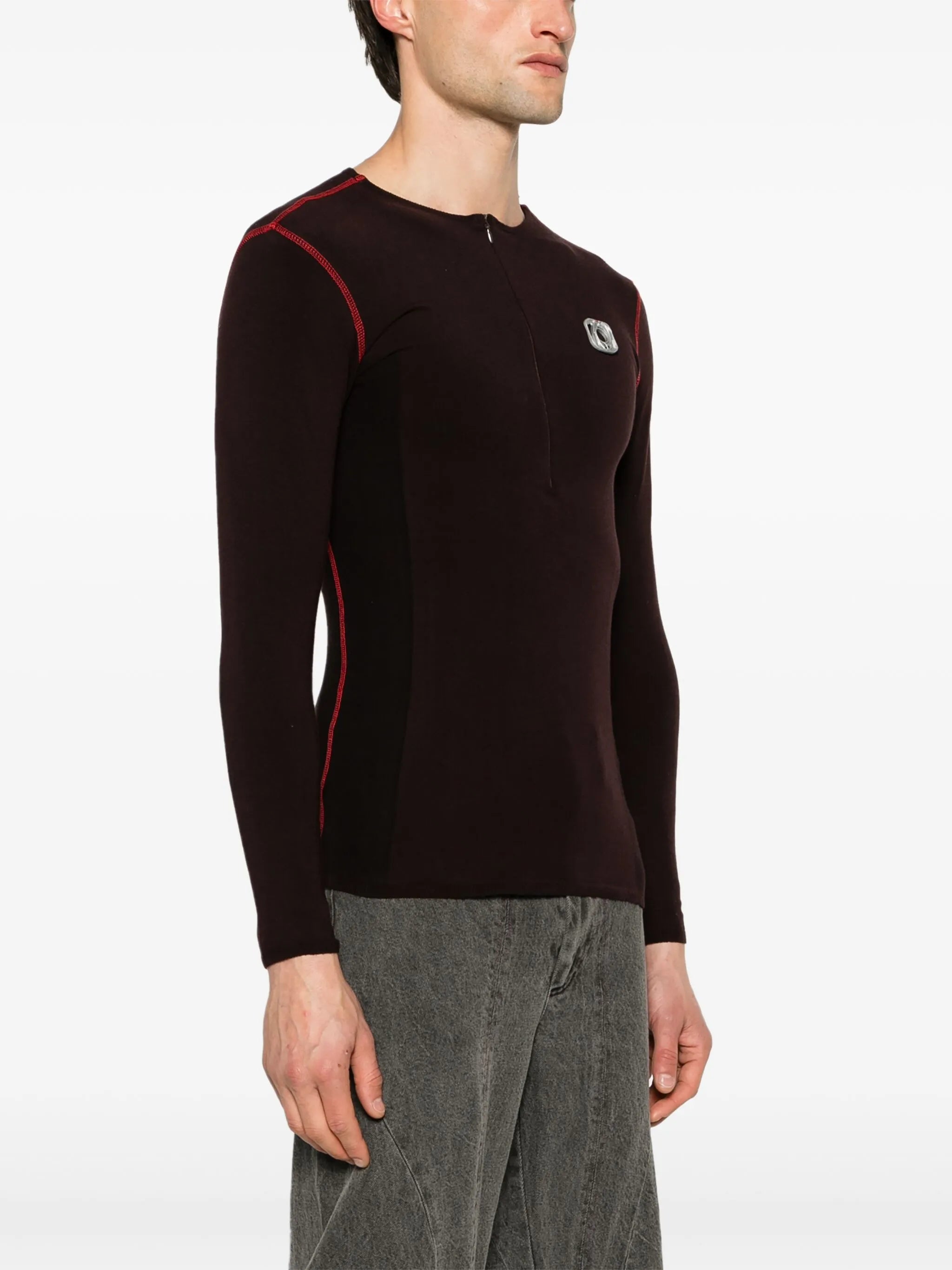 x Skin Series half-zip jumper