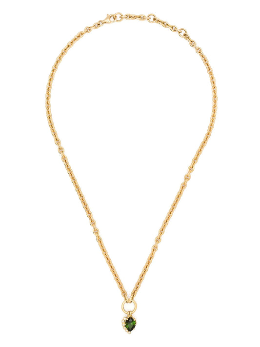 18kt yellow gold Sun Nº2 diamond necklace
