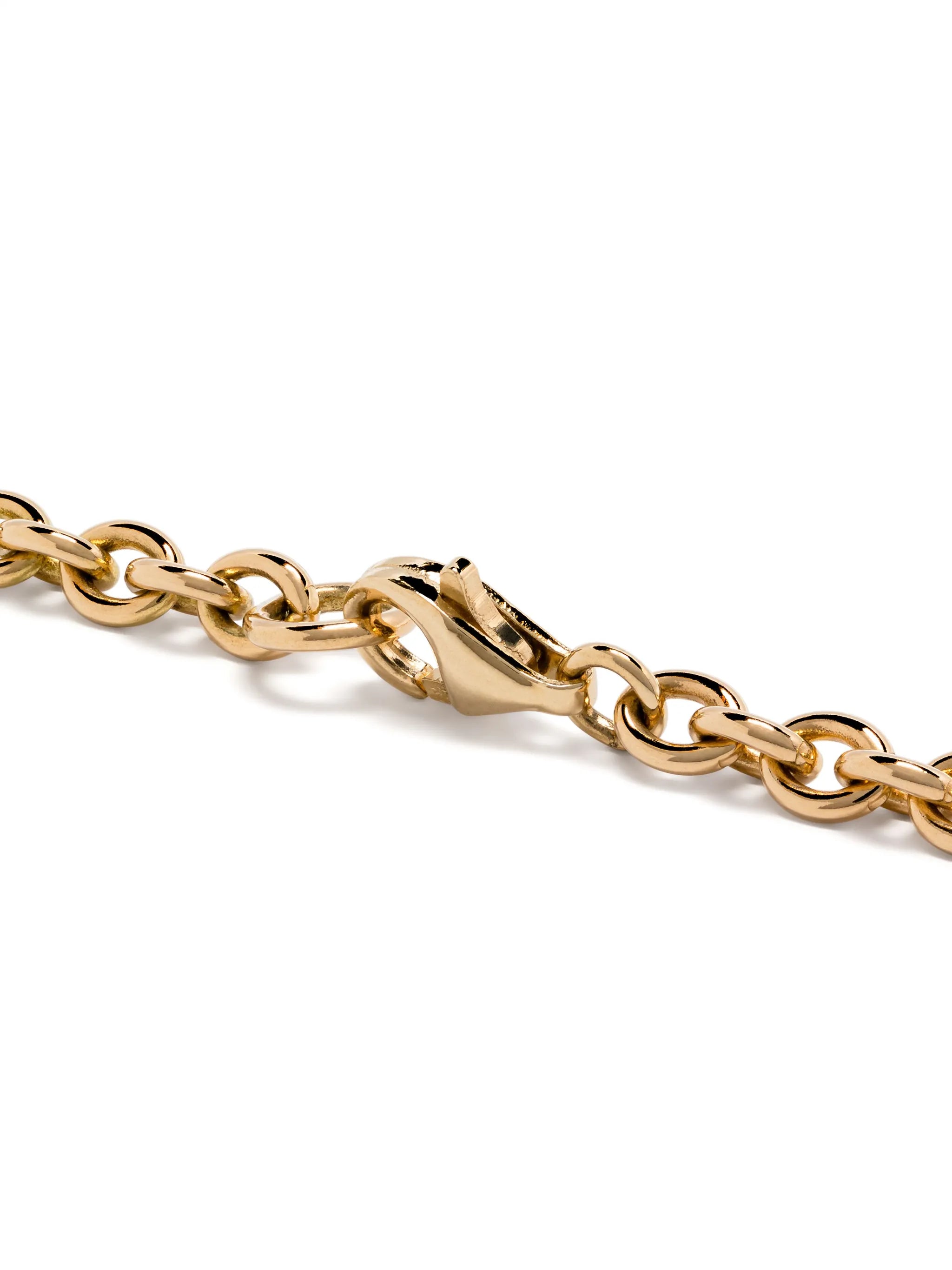 18kt yellow gold Sun Nº2 diamond necklace