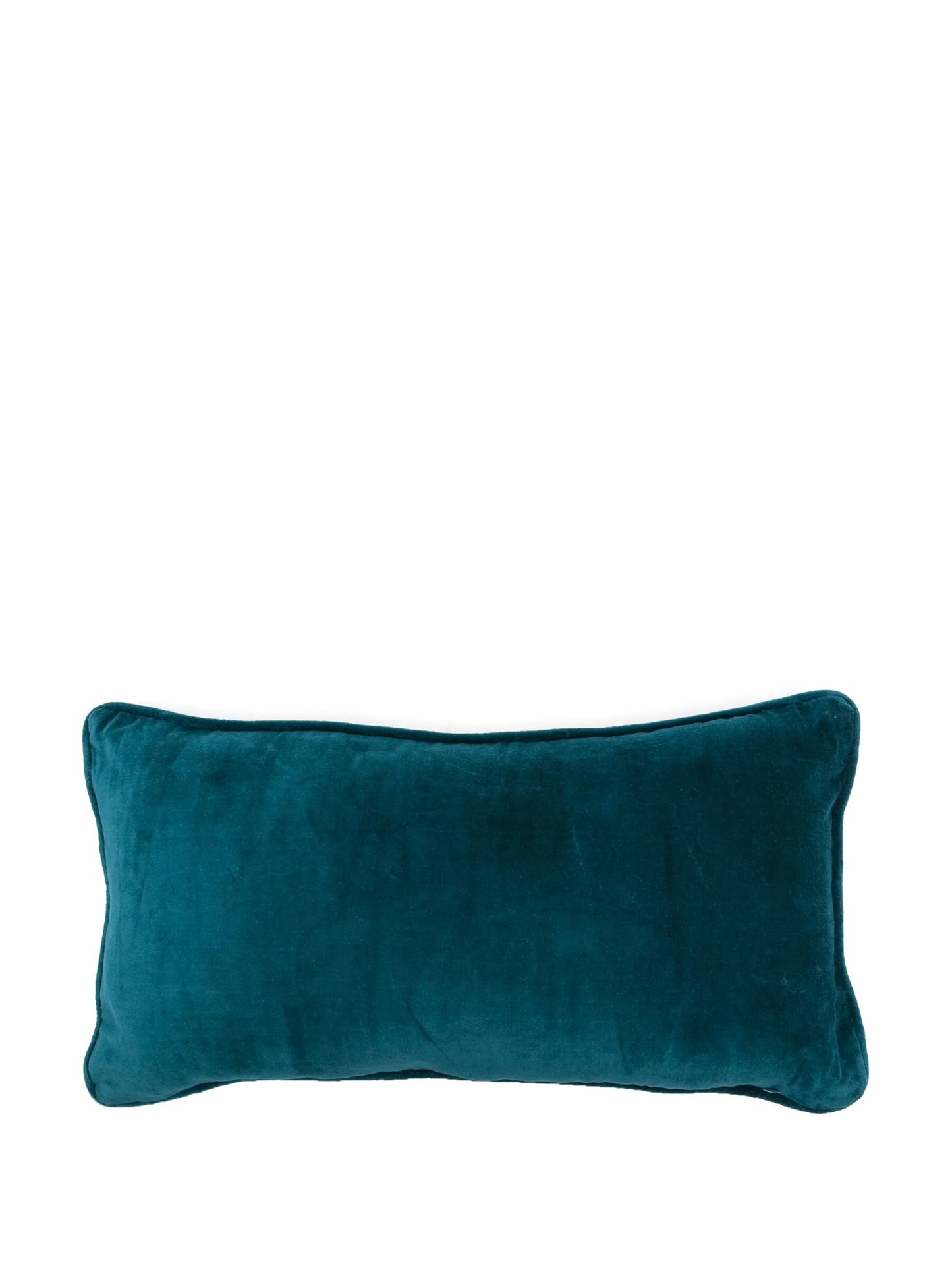x Browns leaves-embroidered velvet cushion (30cm x 60cm)