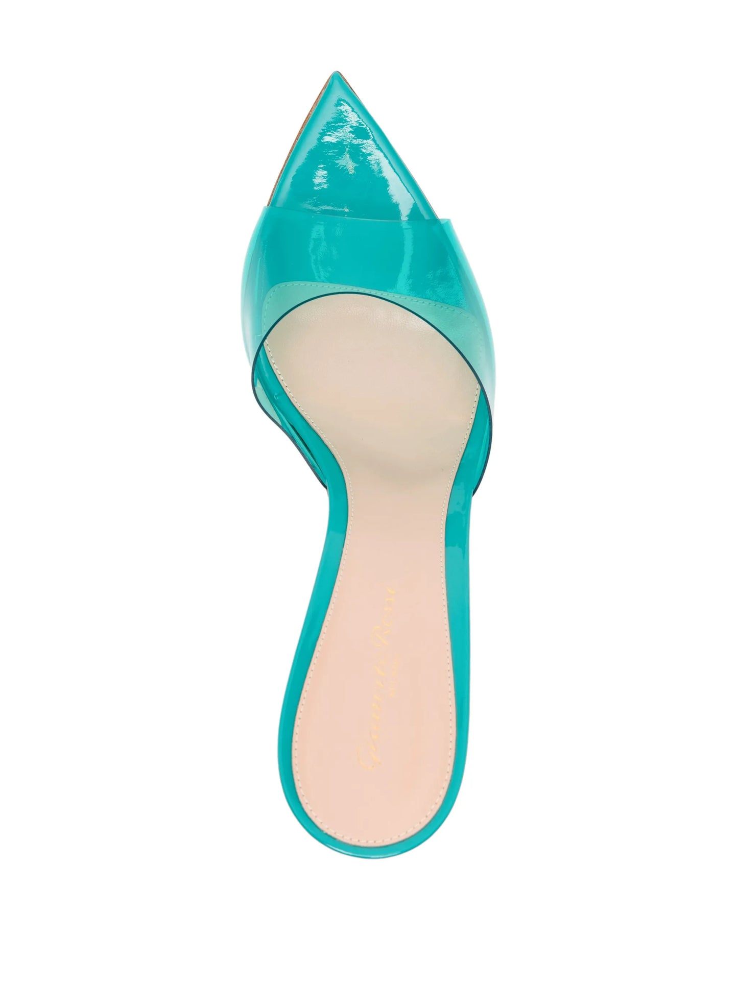 Elle 85mm transparent-strap sandals