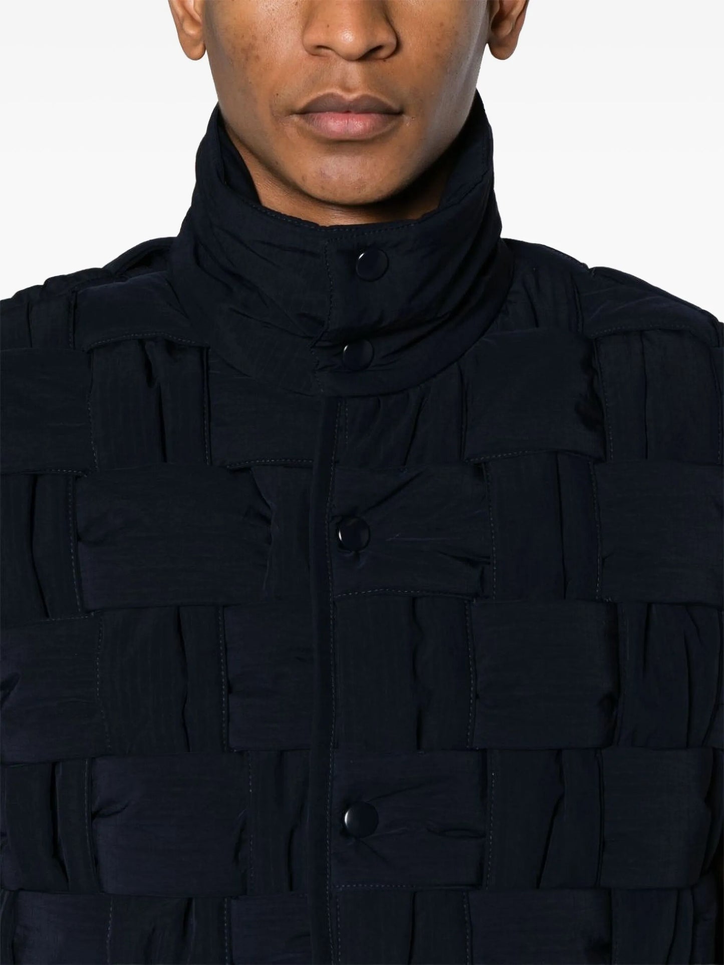 Maxi Intrecciato quilted gilet