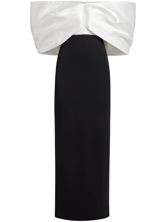 Filippa off-shoulder gown
