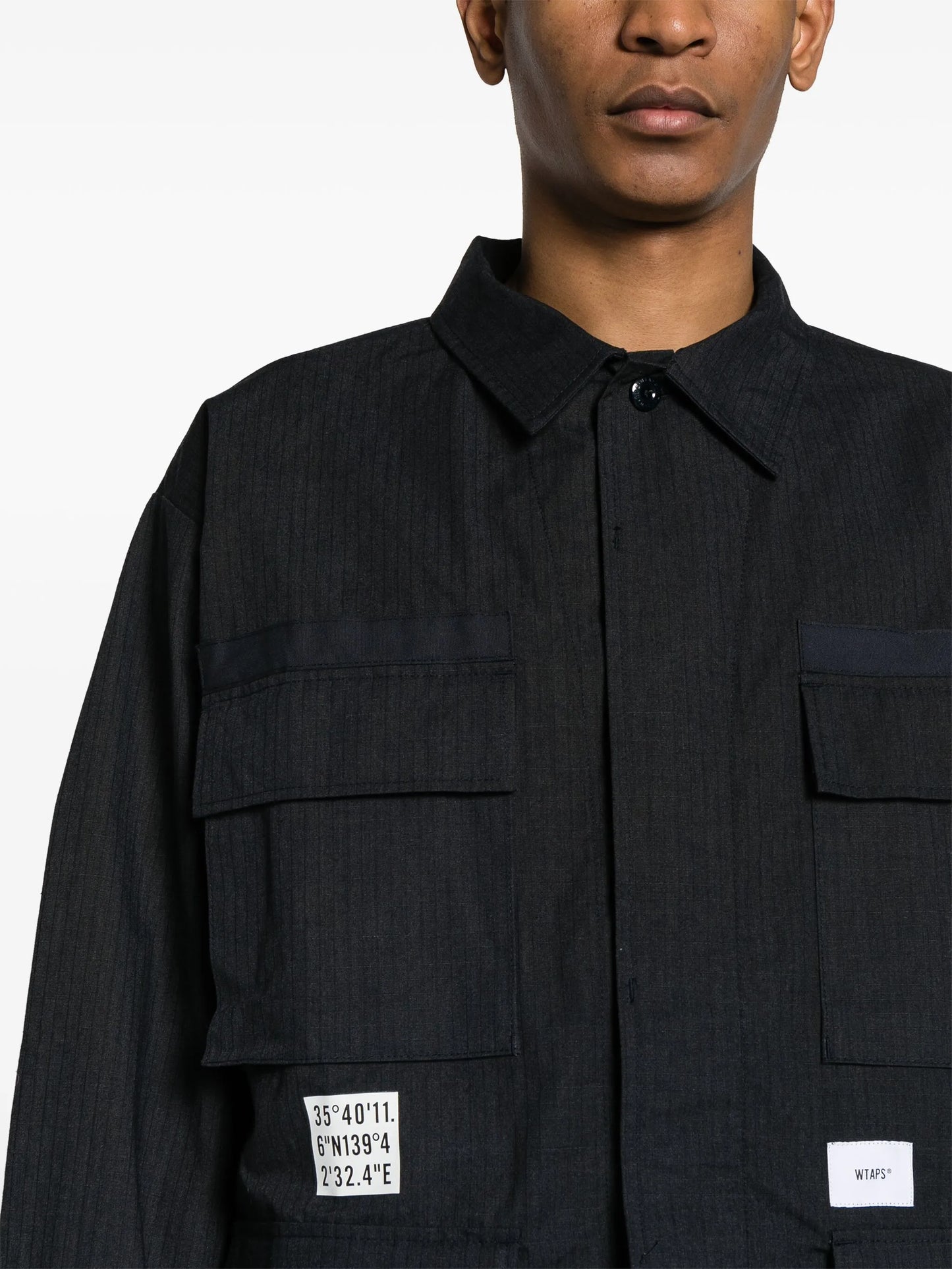 13 striped overshirt