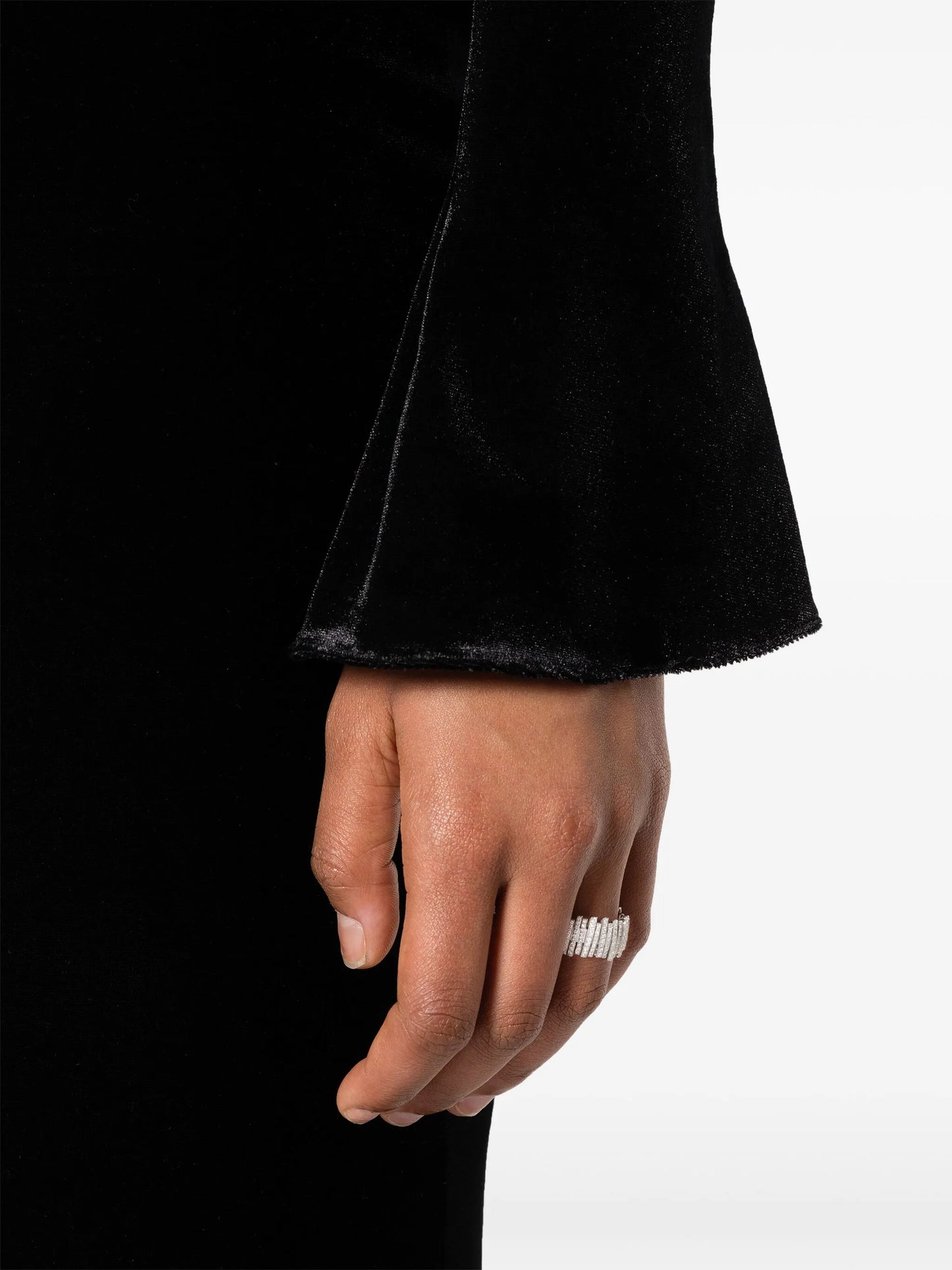 18kt white gold white diamond ring