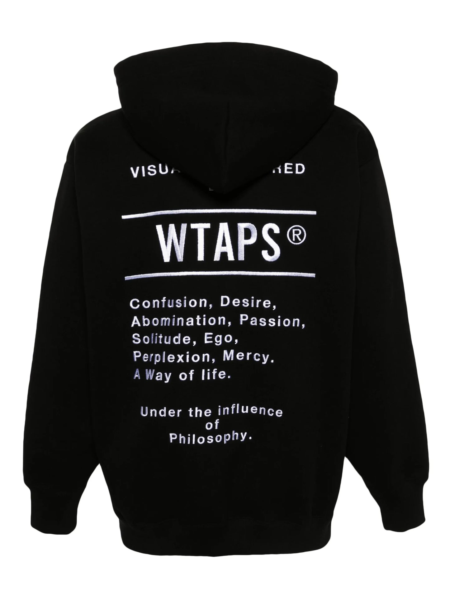 Cut & Sew embroidered hoodie