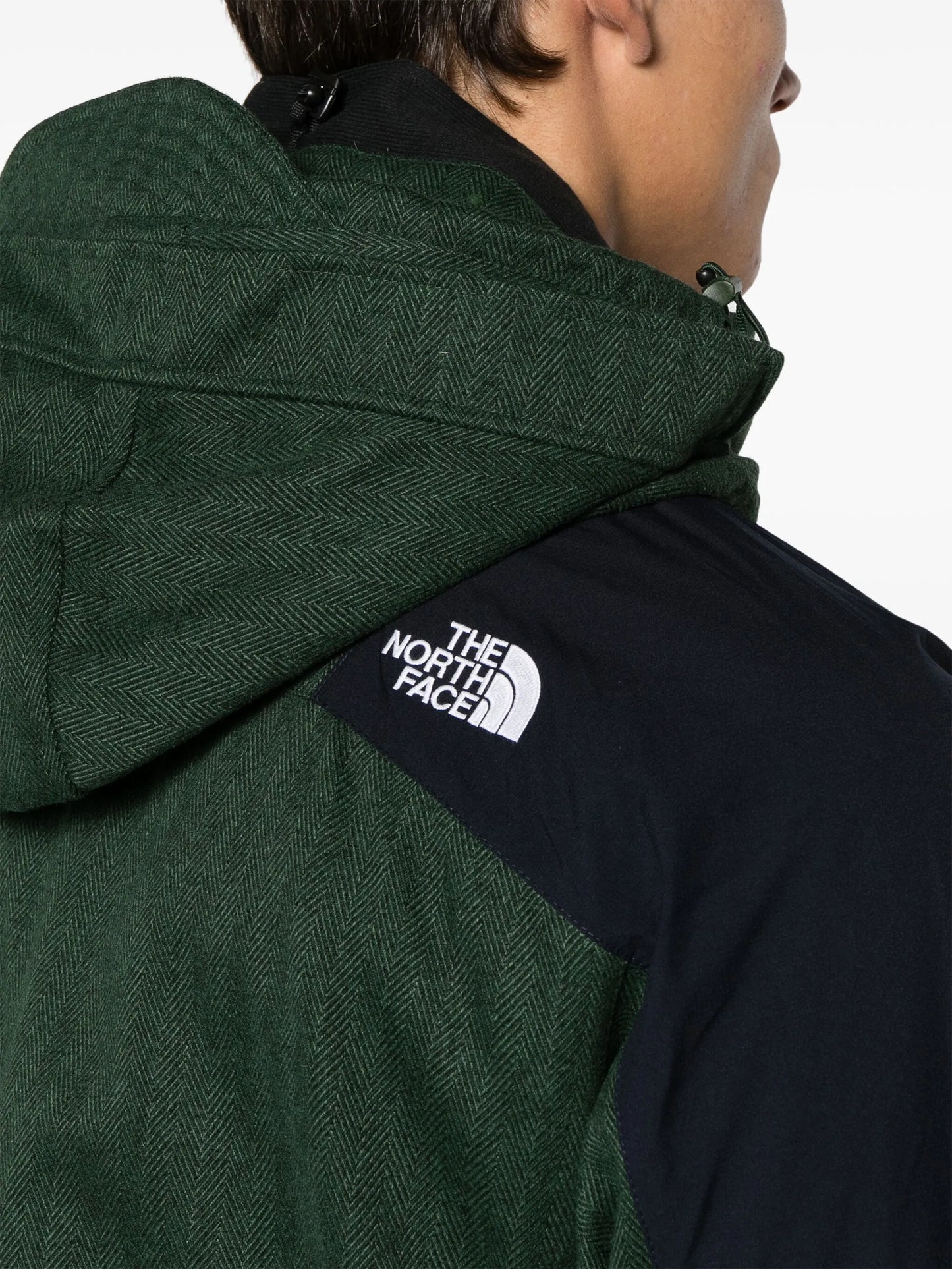 panelled down jacket
