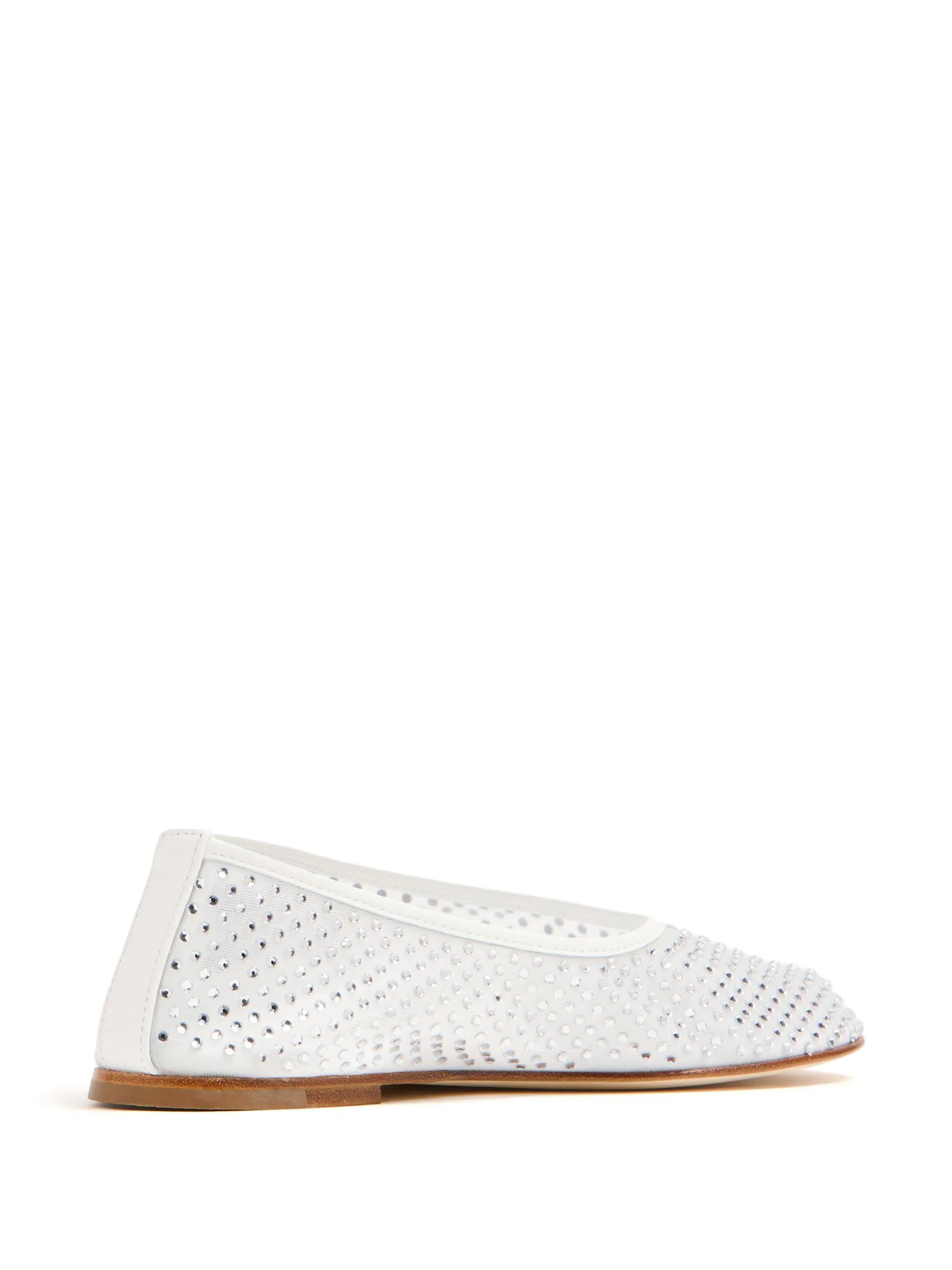 Balla crystal ballerina shoes