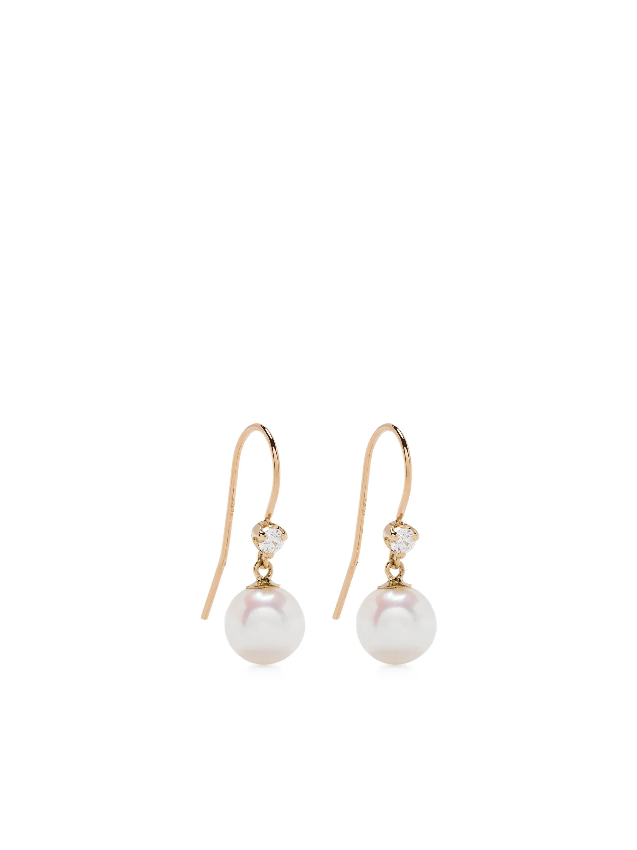 14kt gold wire hook earrings