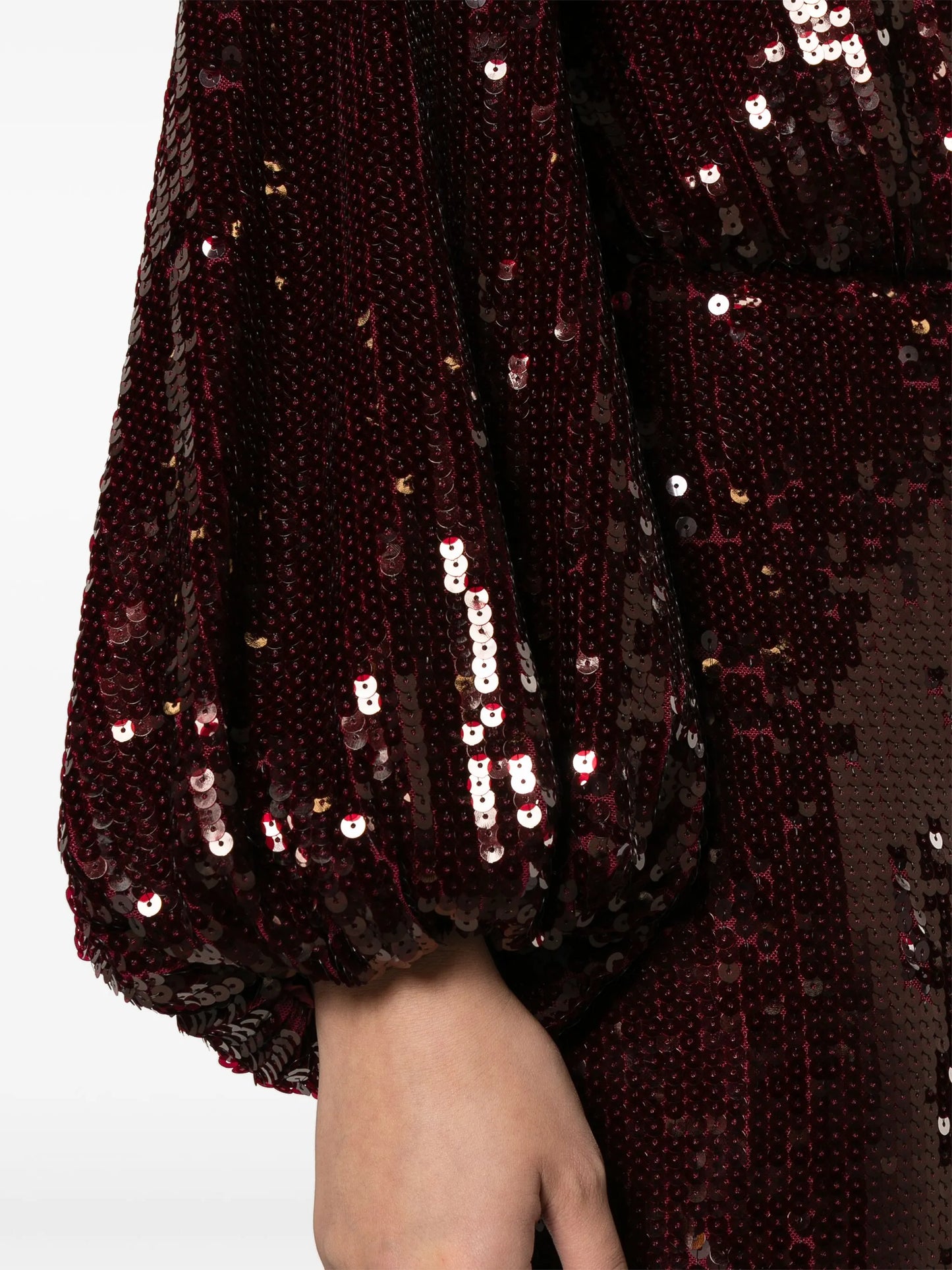 sequinned maxi dress