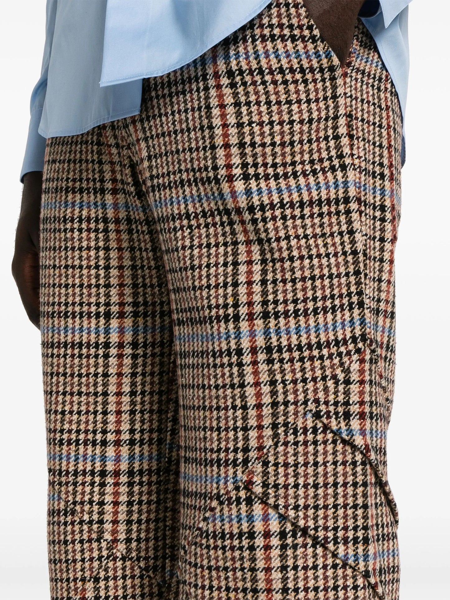 Jukebox mid-rise straight-leg trousers