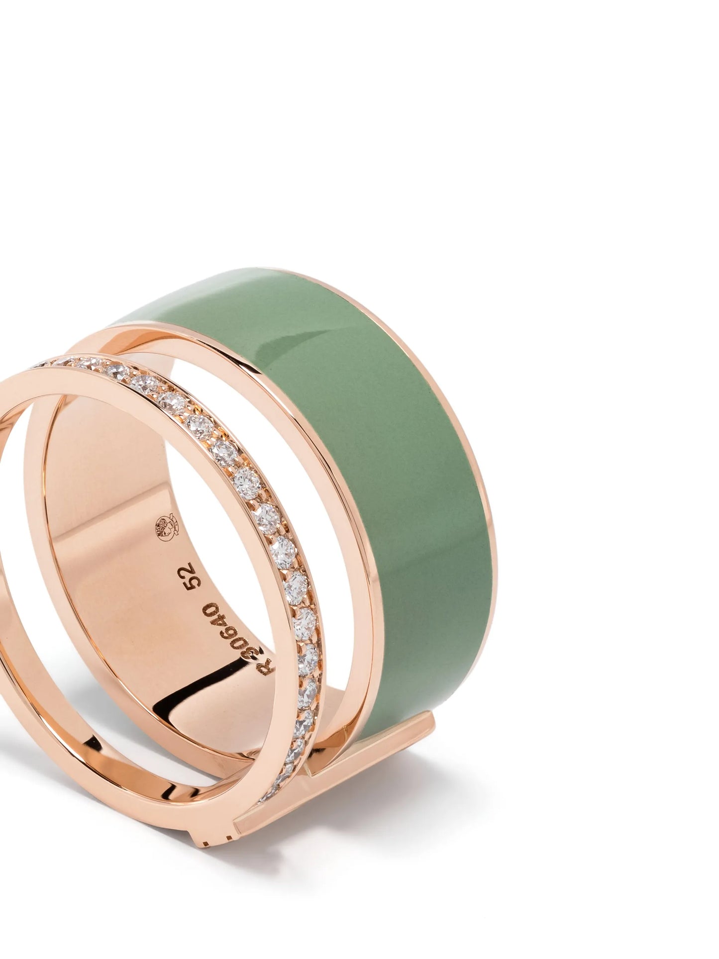 18kt rose gold Berbere diamond ring