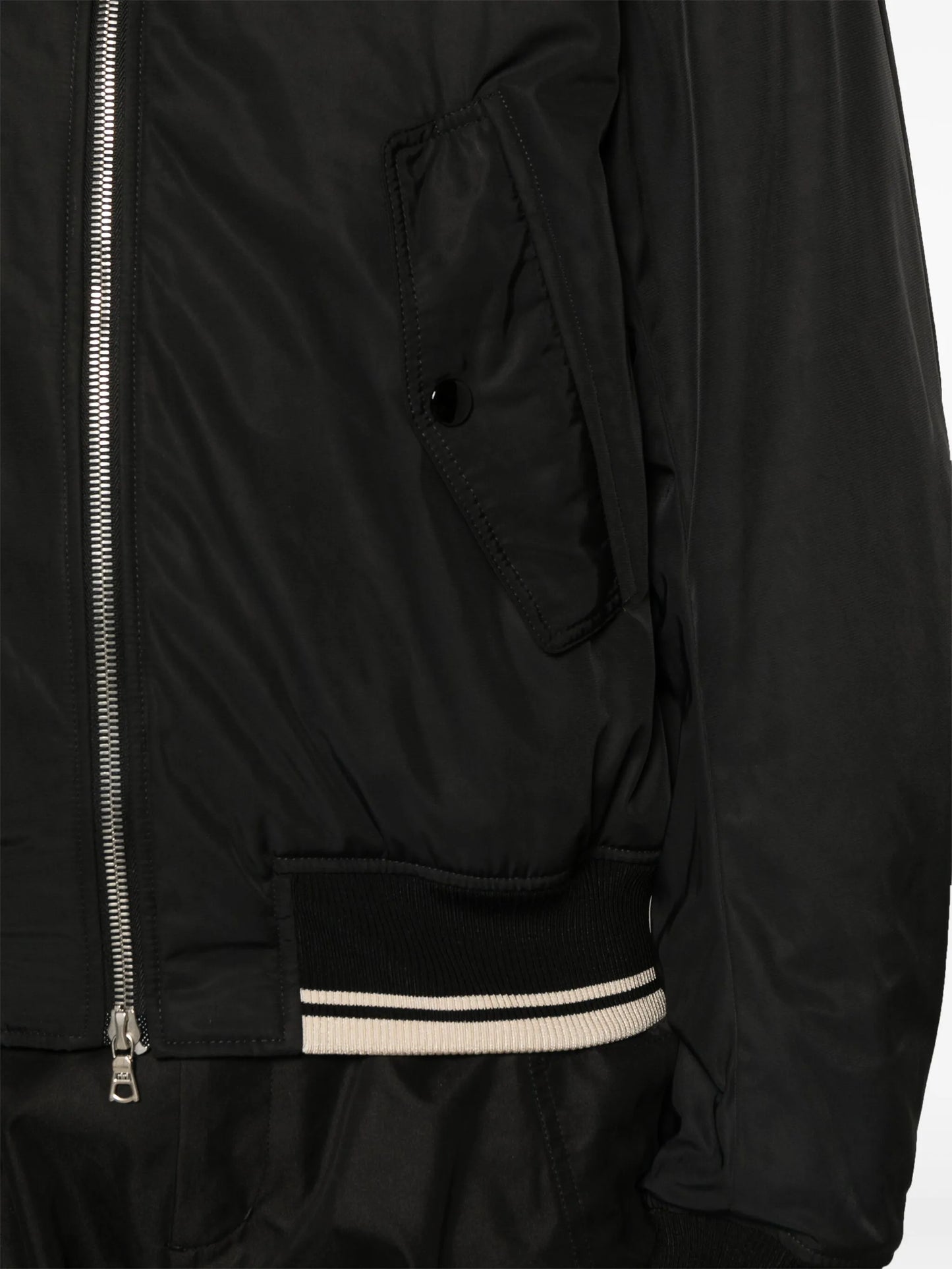 Vellow padded bomber jacket