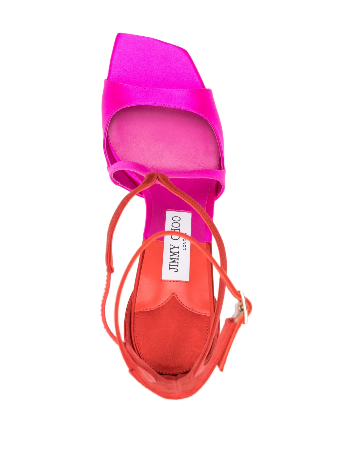 Azia 95mm satin sandals