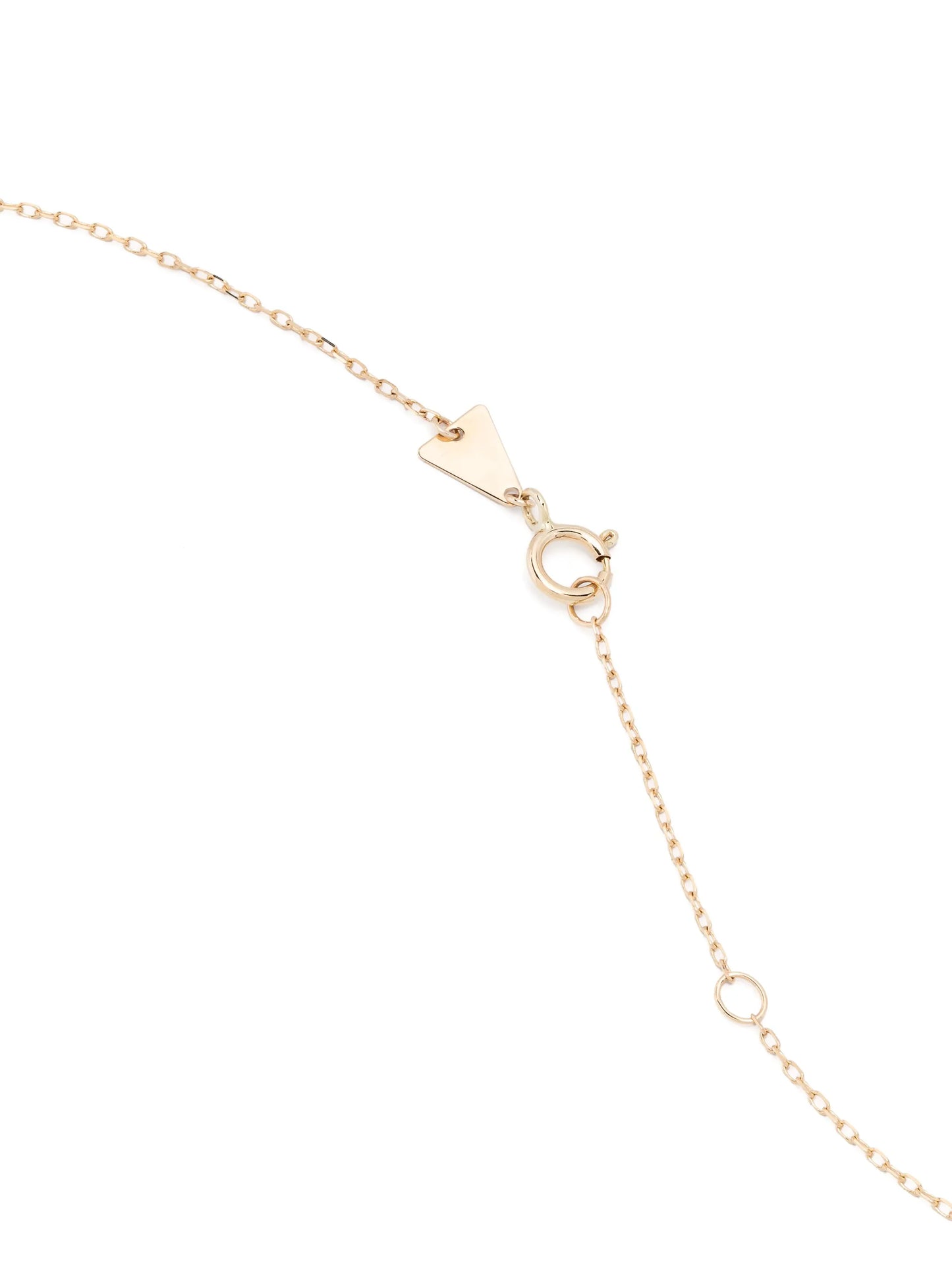 14kt yellow gold diamond chain necklace