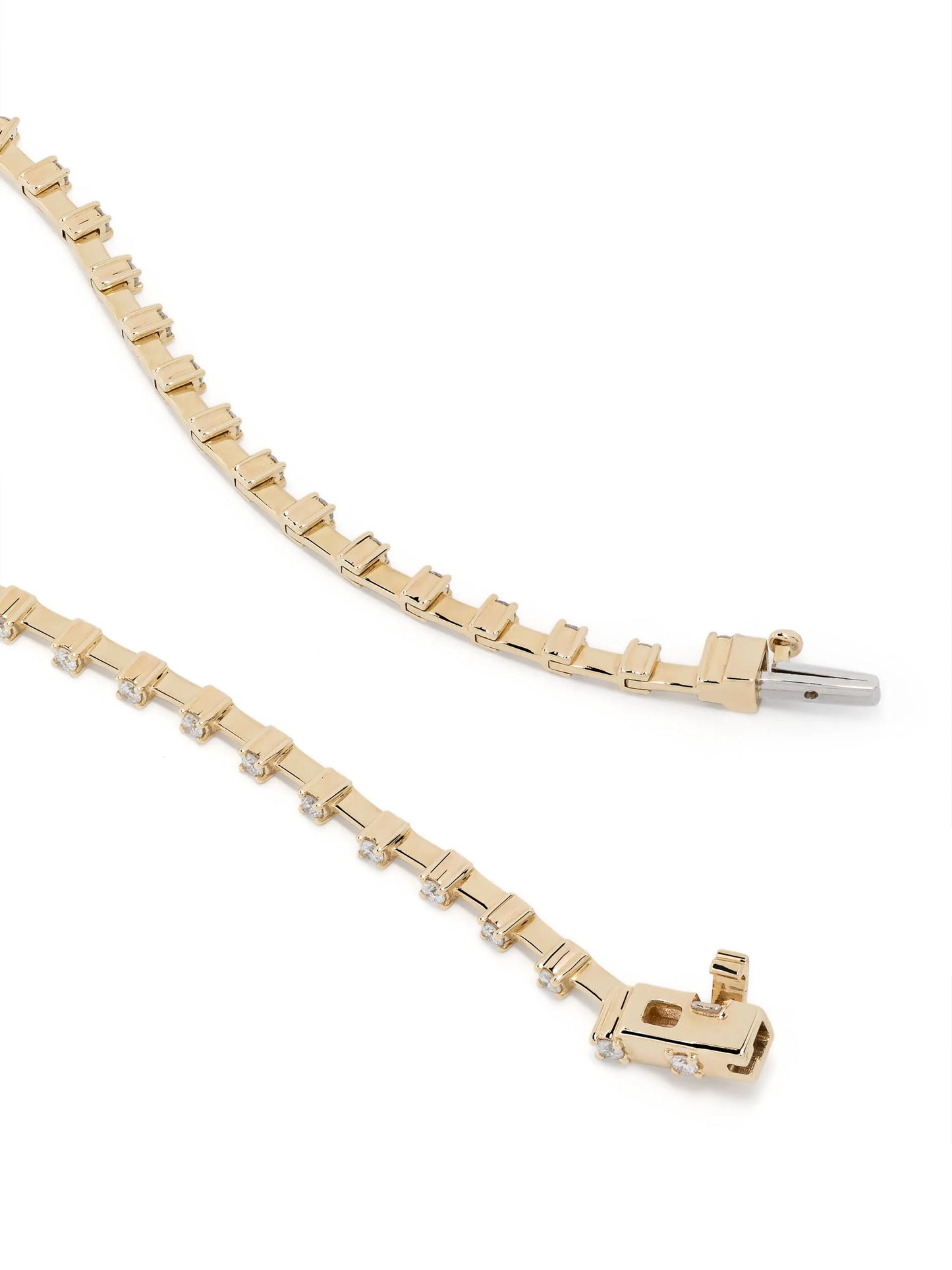 14kt yellow gold tennis bracelet