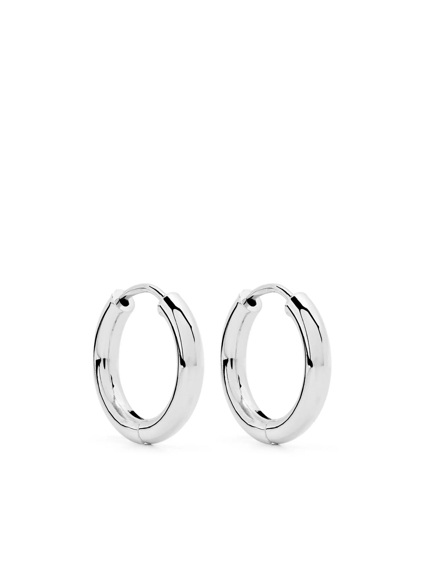 25mm Tube hoop earrings