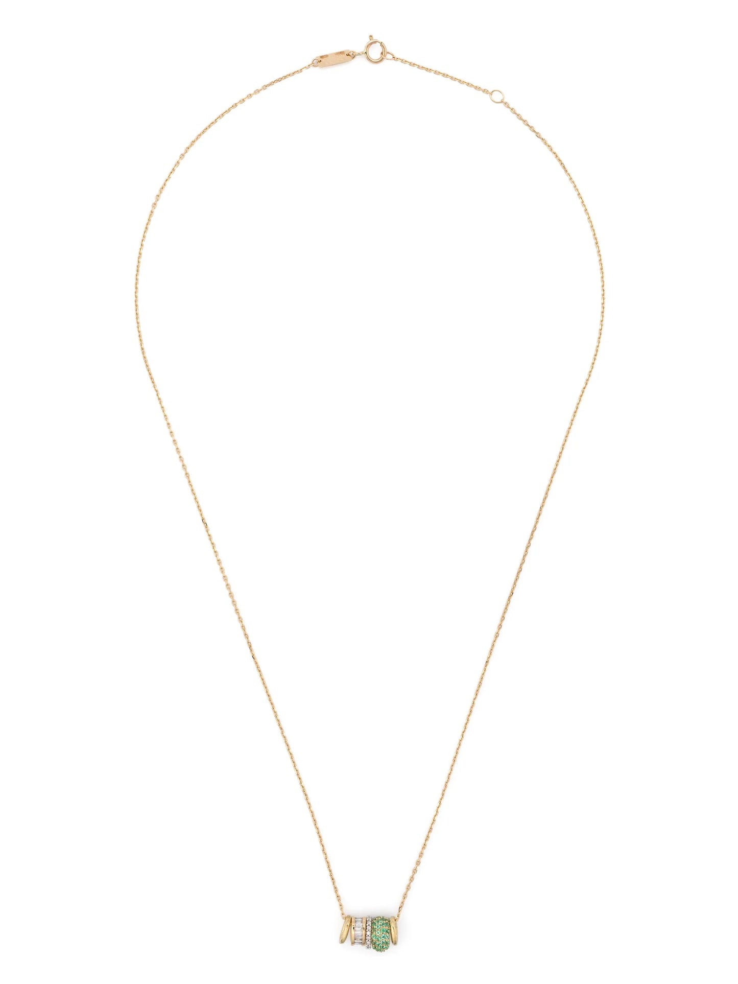 14kt yellow gold Bead Party New Rager pendant necklace