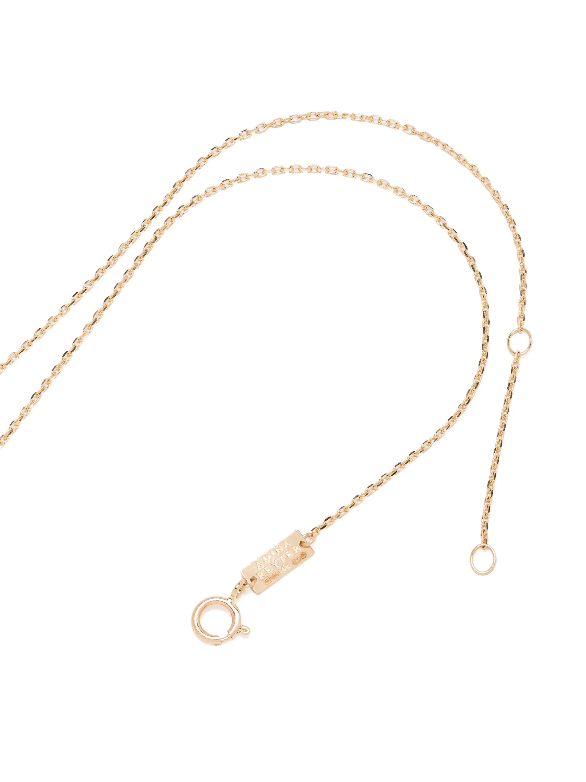 14kt yellow gold Bead Party New Rager pendant necklace