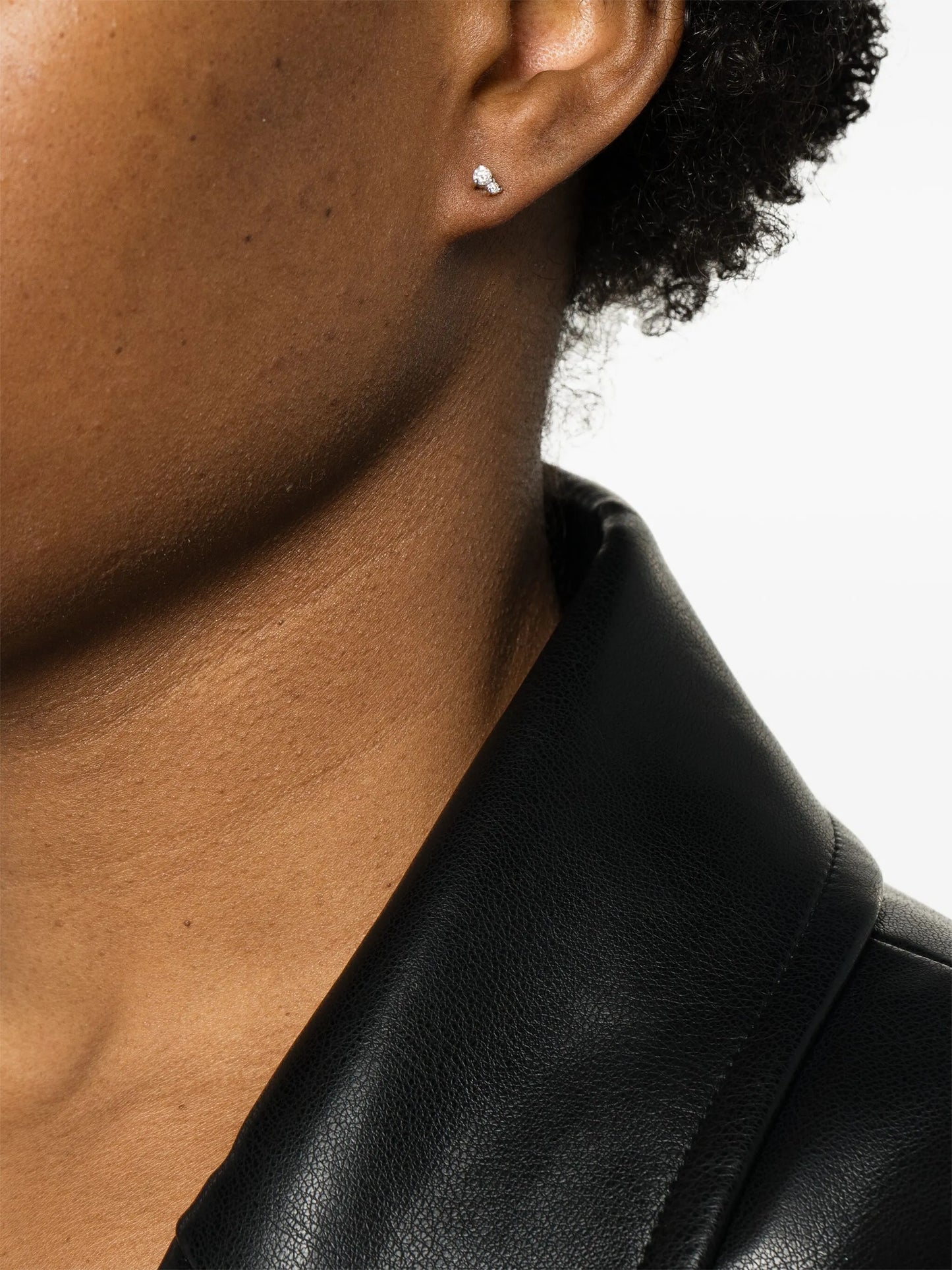 14kt yellow gold diamond amigos post-stud earrings