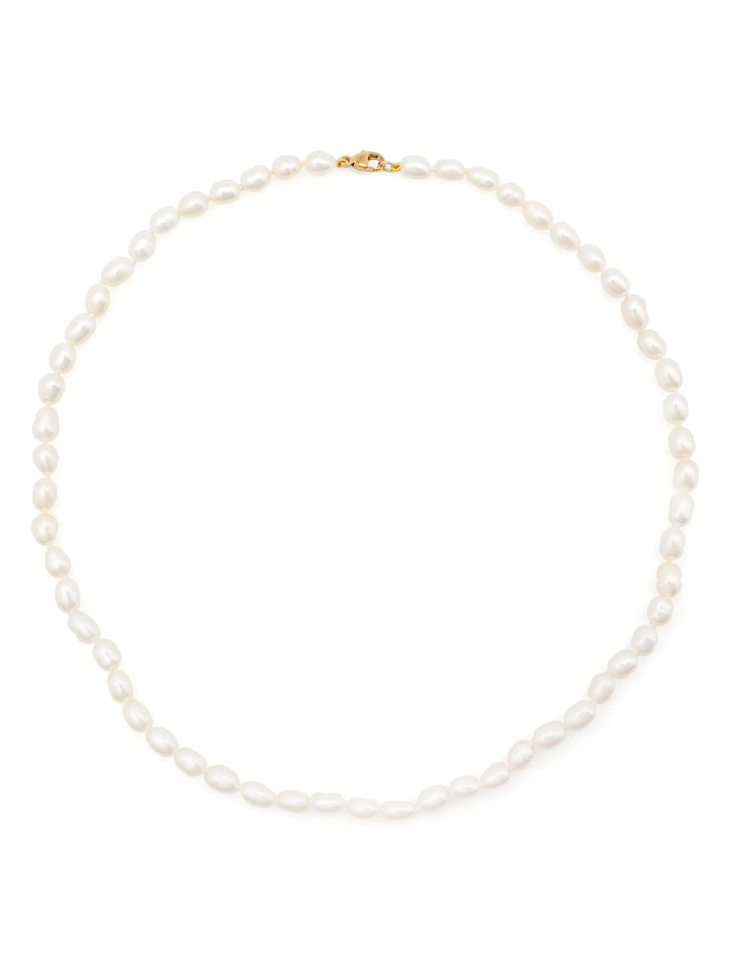 14kt yellow gold Chunky Seed pearl necklace