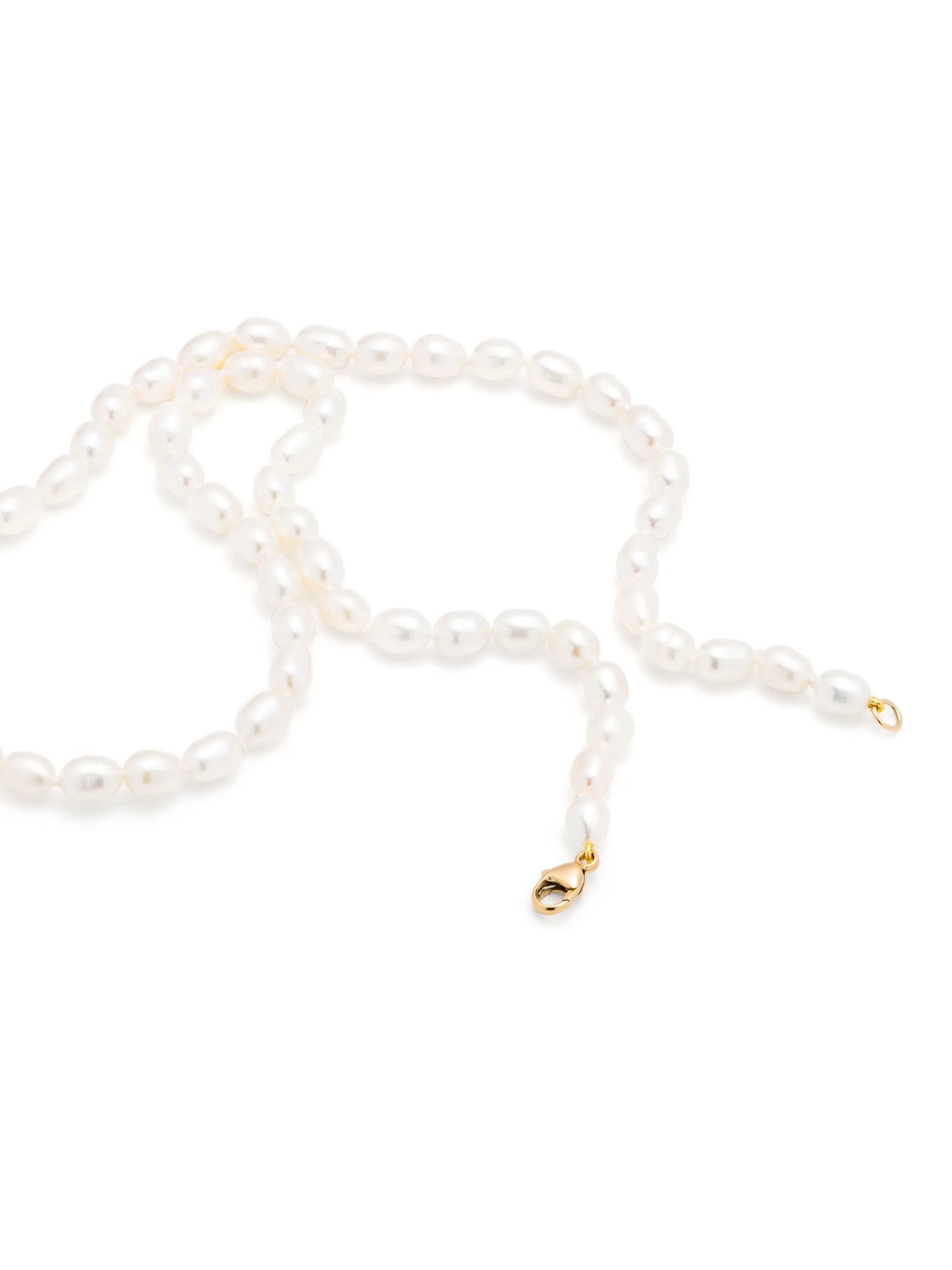 14kt yellow gold Chunky Seed pearl necklace