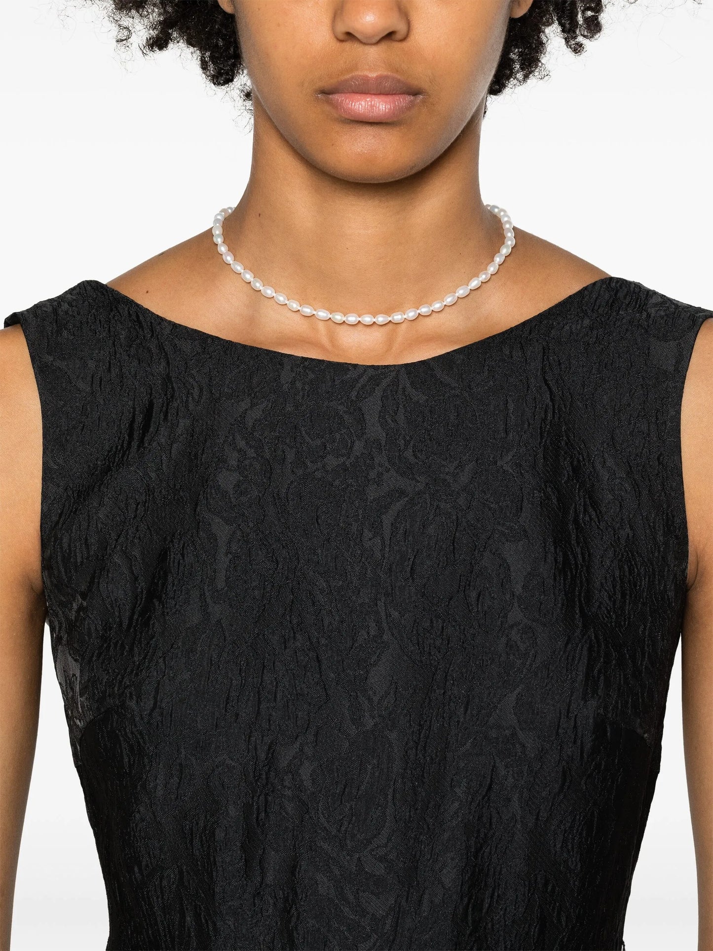 14kt yellow gold Chunky Seed pearl necklace