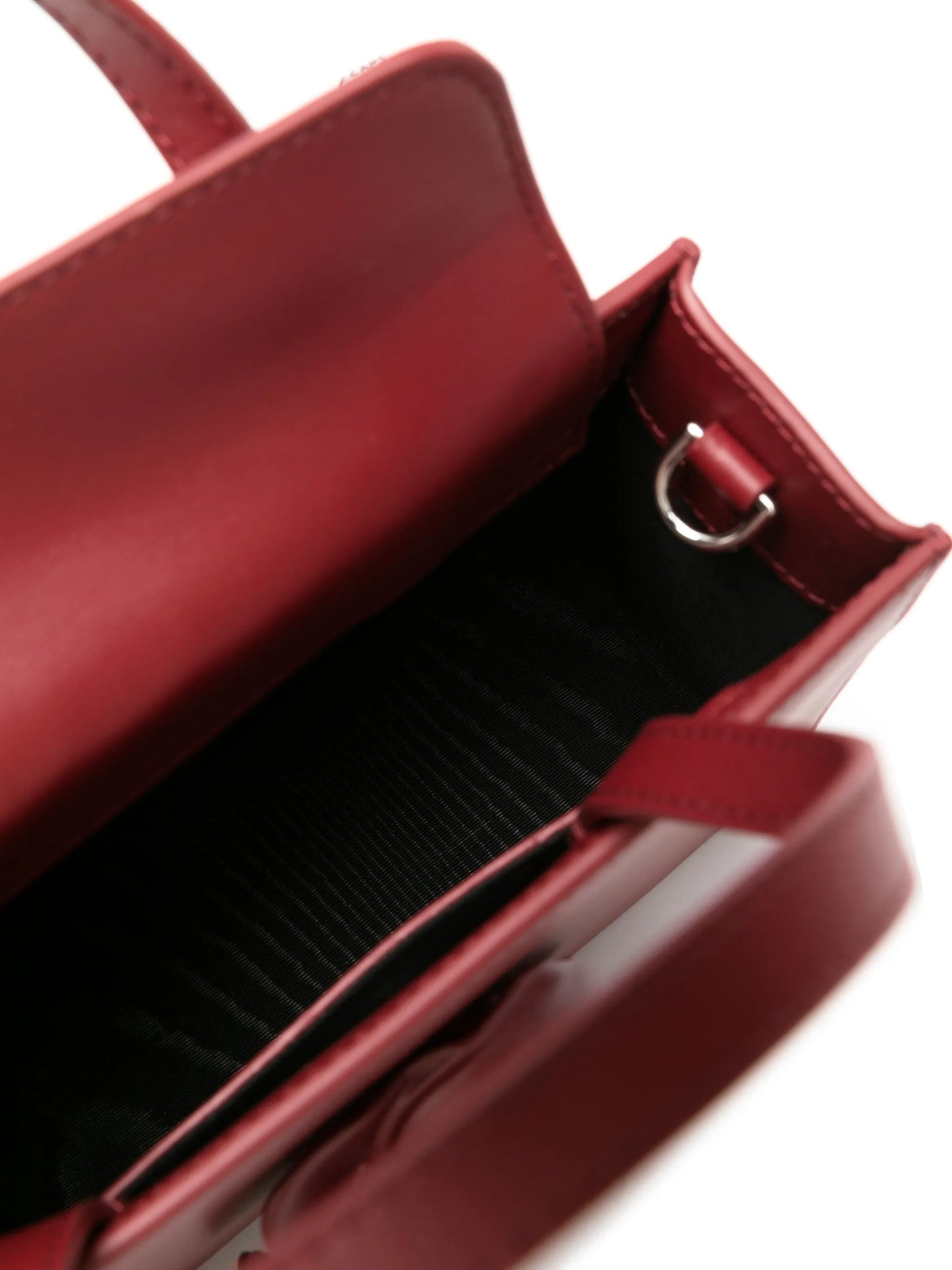 mini Rose leather tote bag