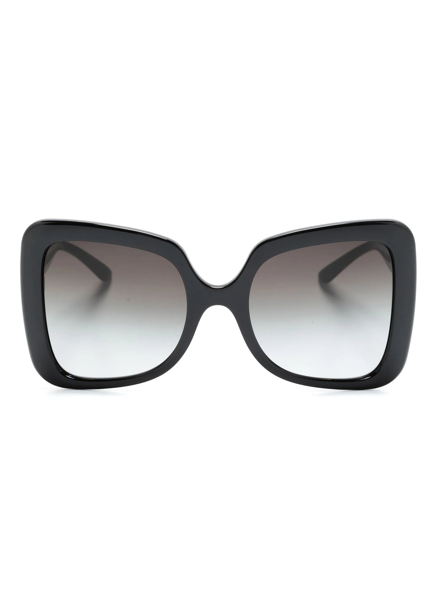 logo-plaque oversize-frame sunglasses