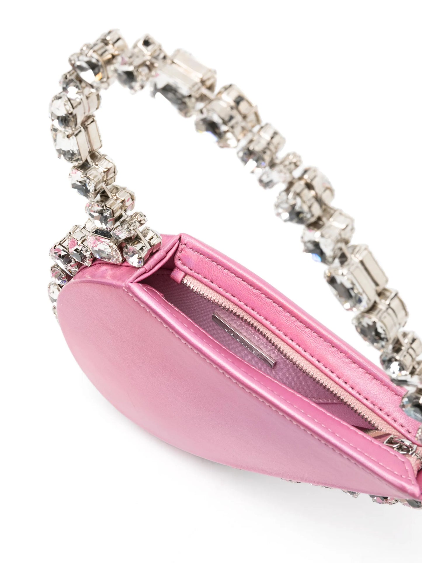 Taliya heart-shaped clutch bag