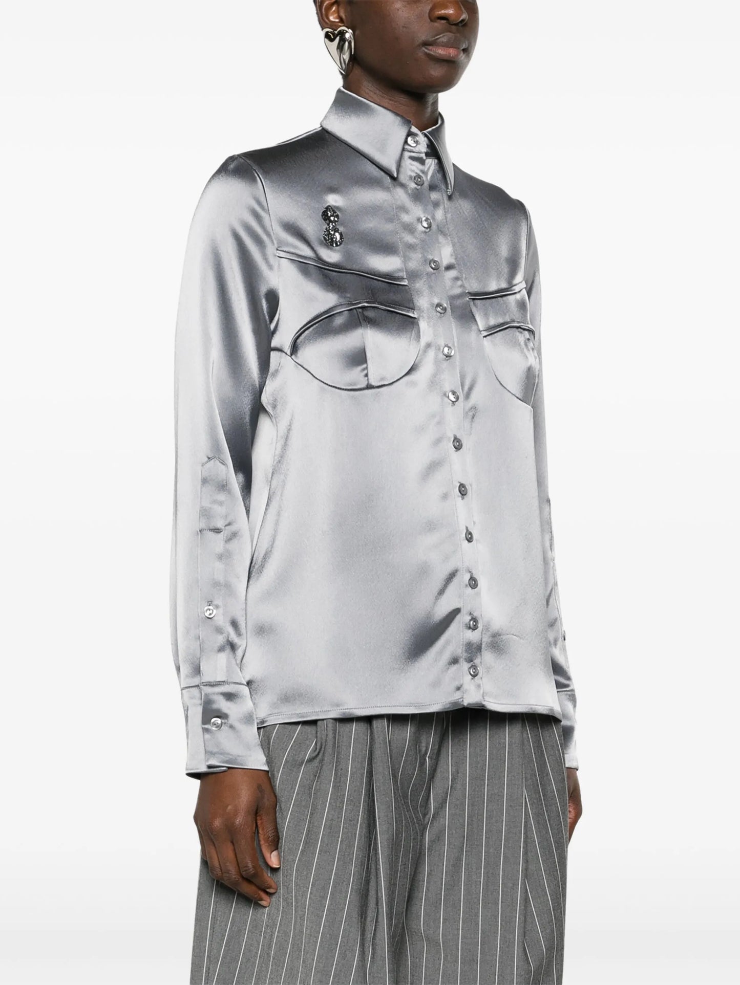 Pyjama satin shirt