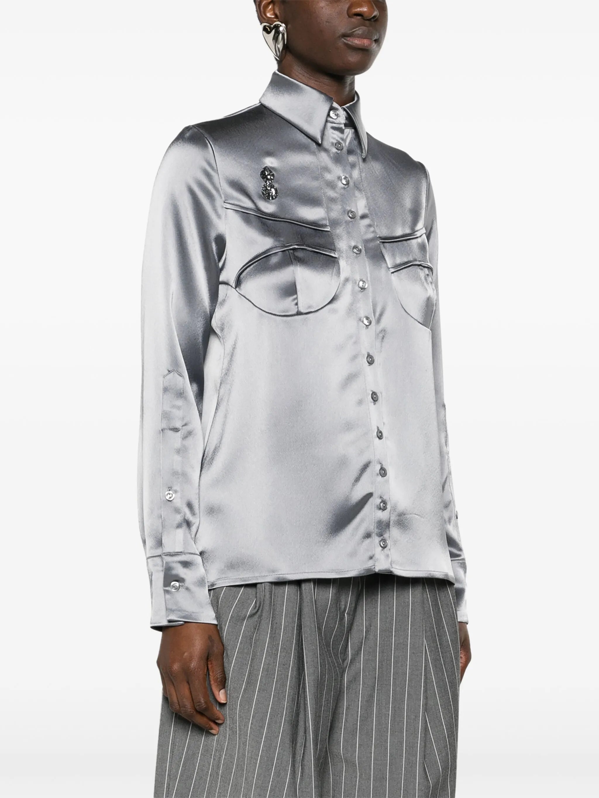 Pyjama satin shirt