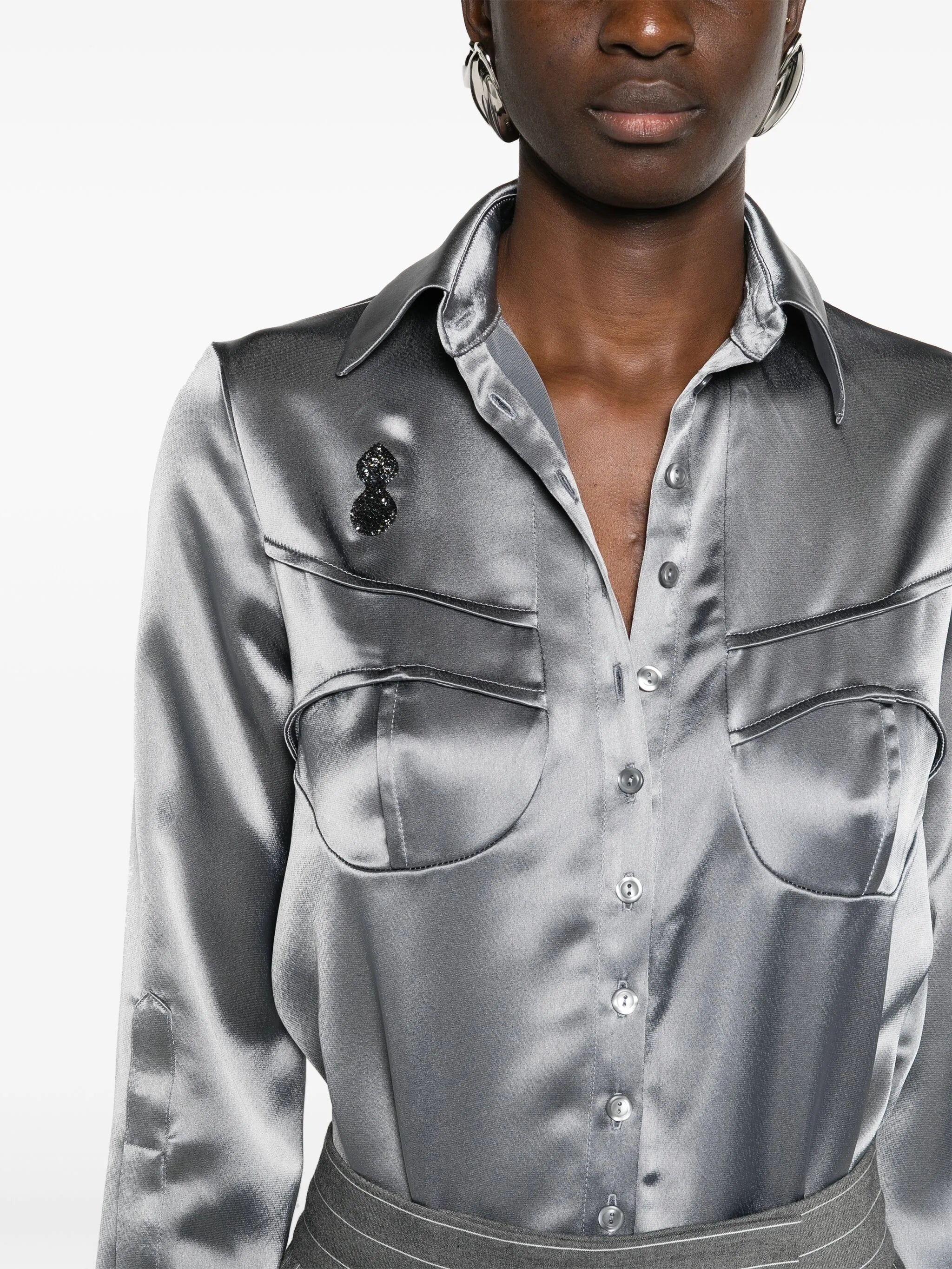 Pyjama satin shirt