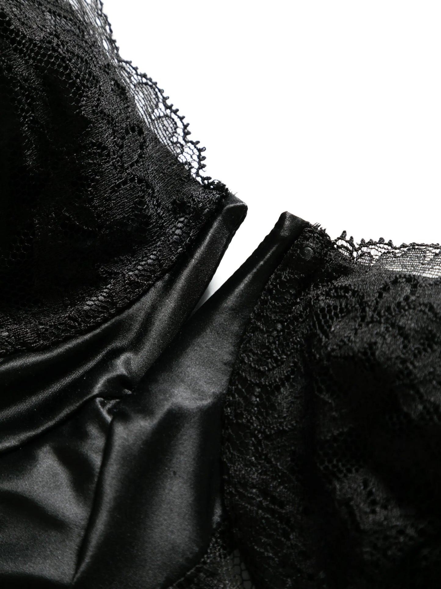 wired-cup sheer lace bodysuit