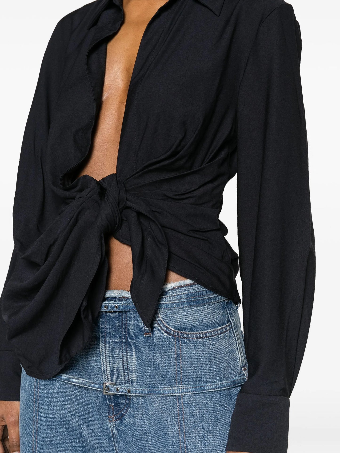 La Chemise Bahia draped shirt