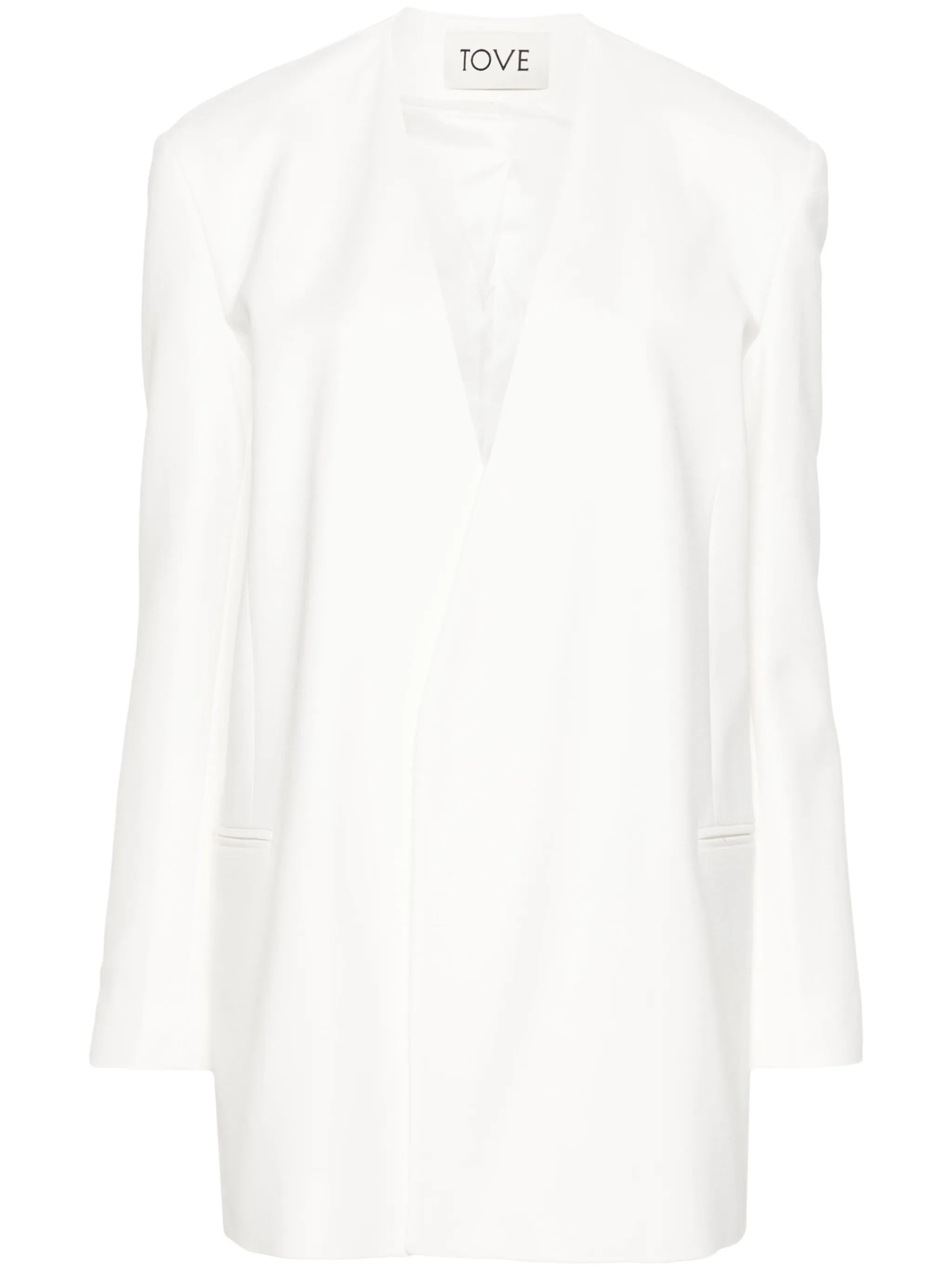 Saunders open-front blazer