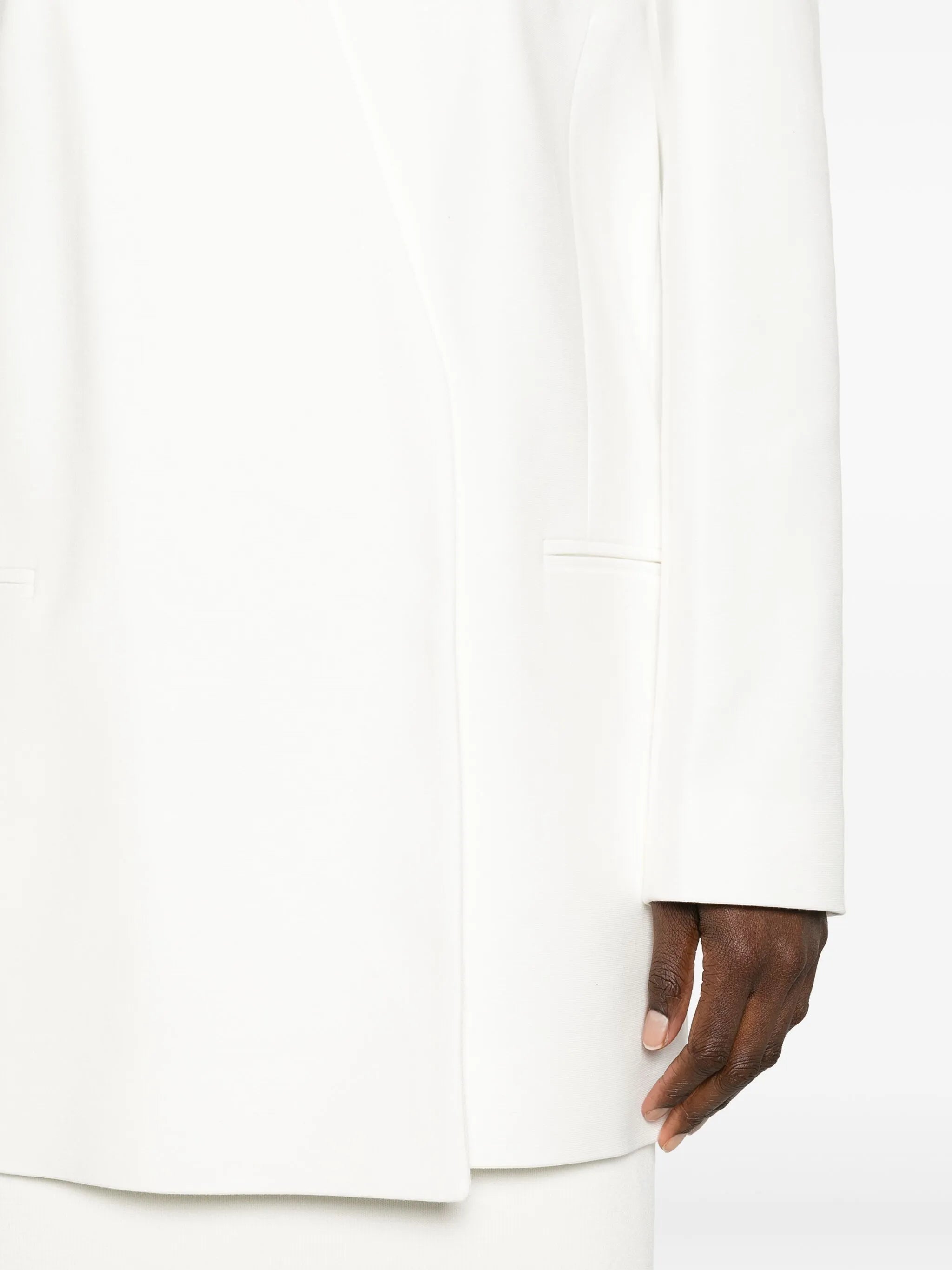 Saunders open-front blazer