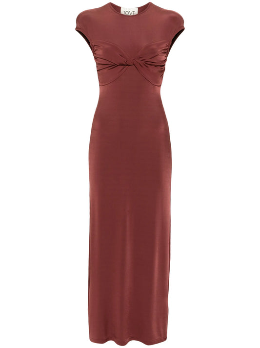 Mali twisted maxi dress