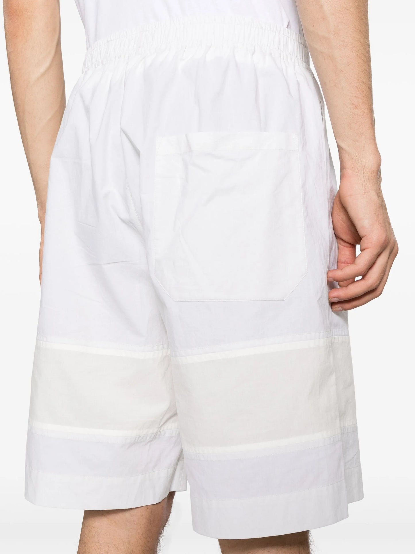 Barrel cotton bermuda shorts