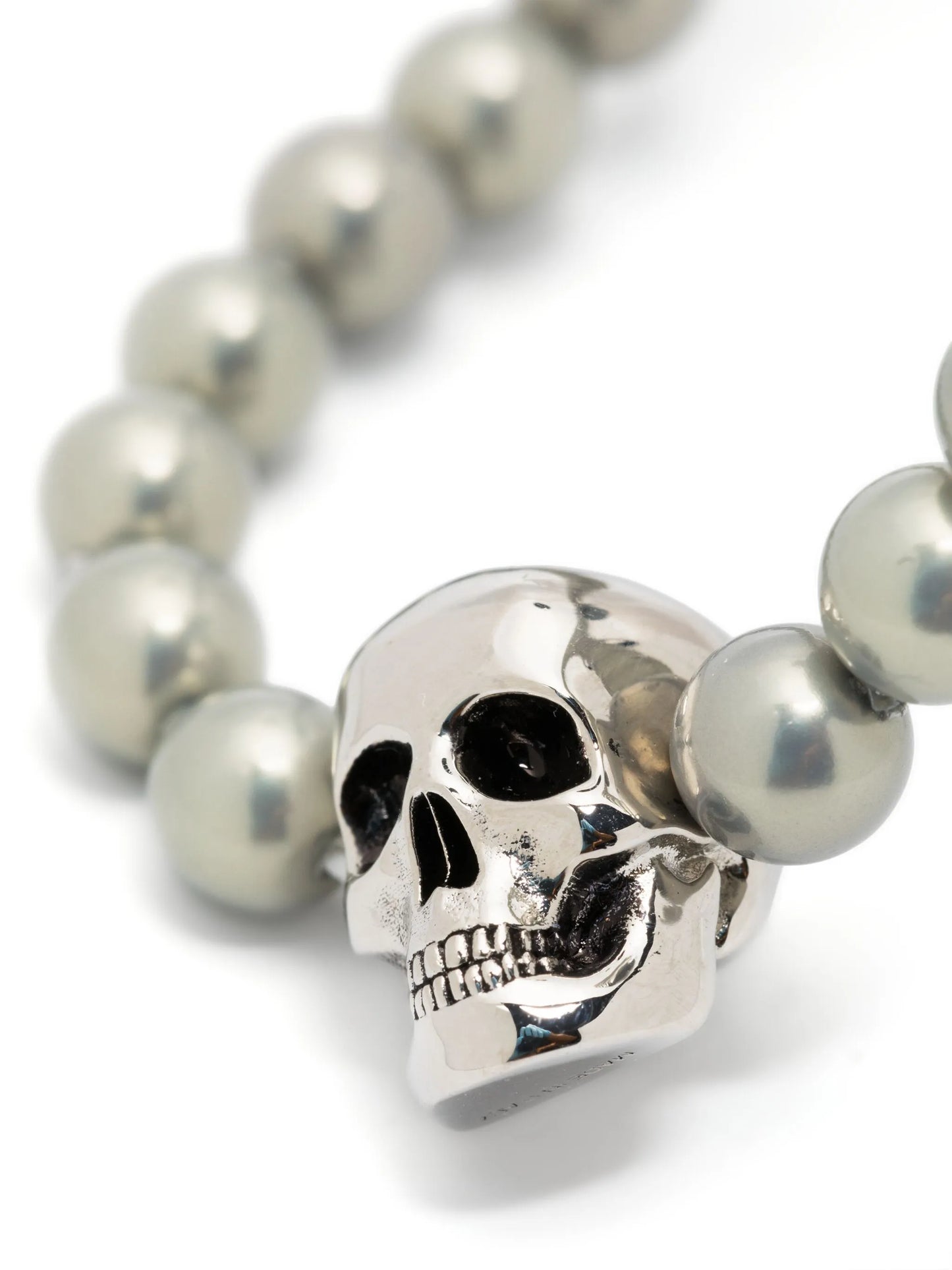 Skull pearl bracelet