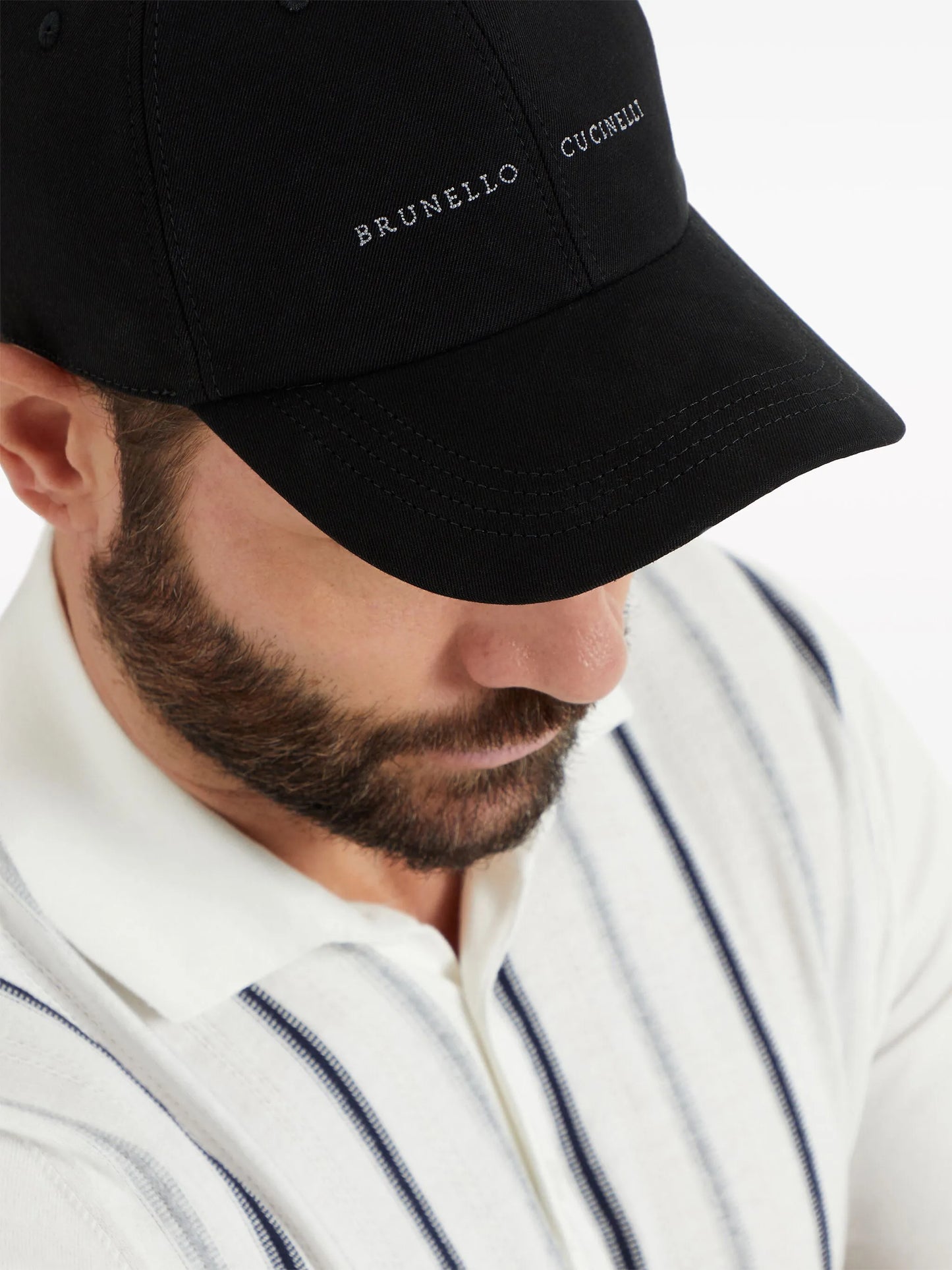 logo-embroidered baseball cap