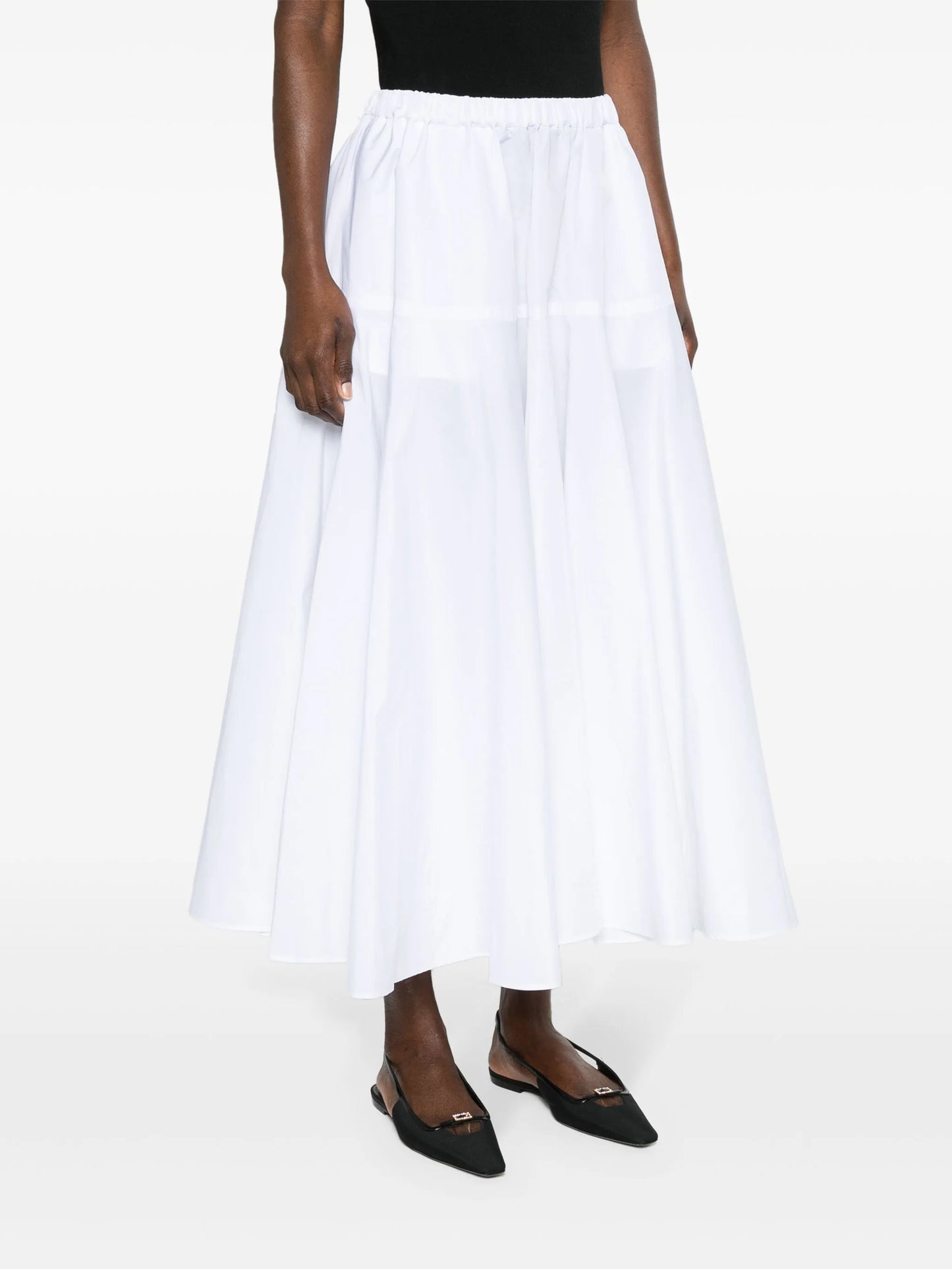 faille maxi skirt