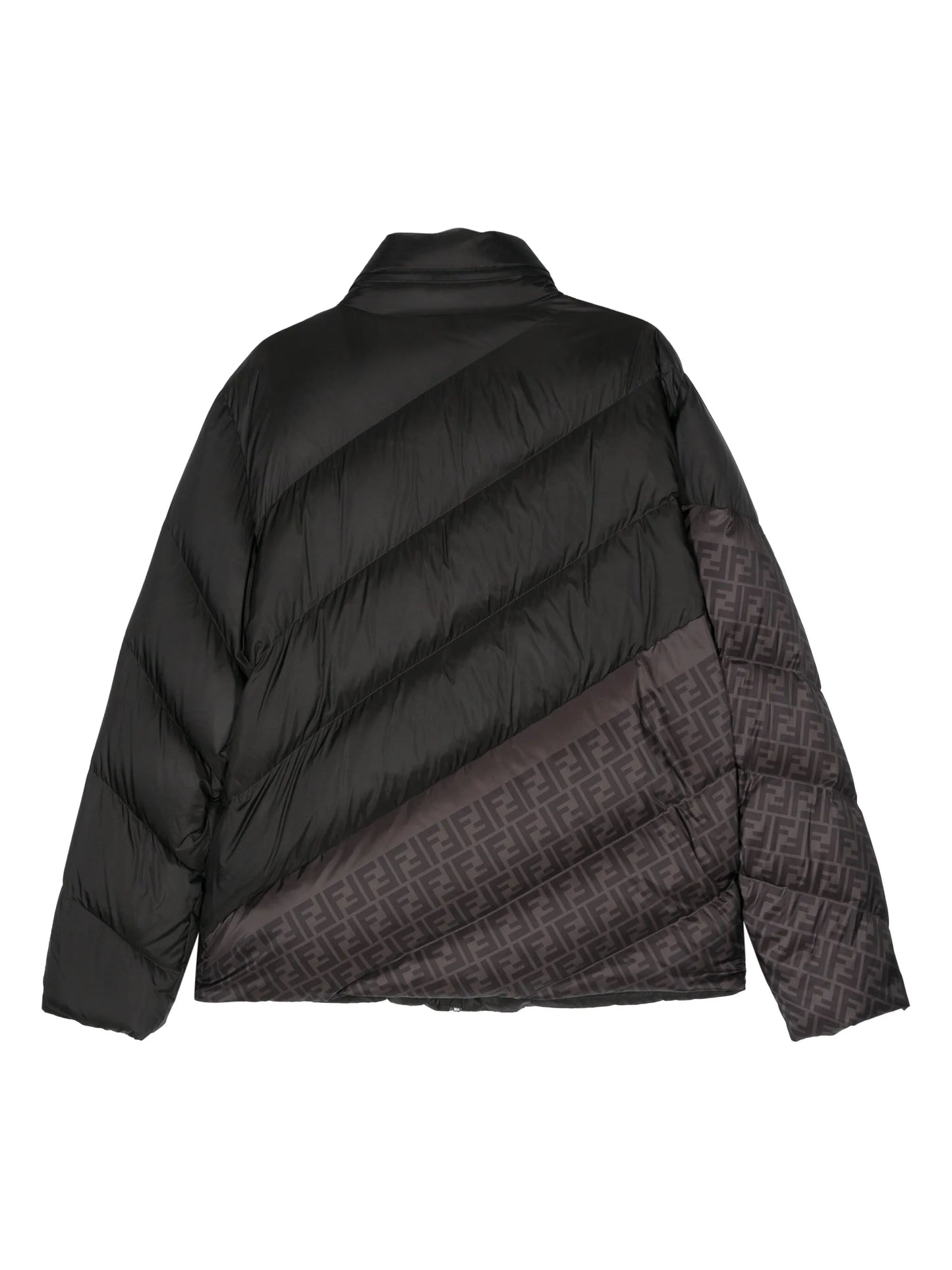 FF-print puff jacket
