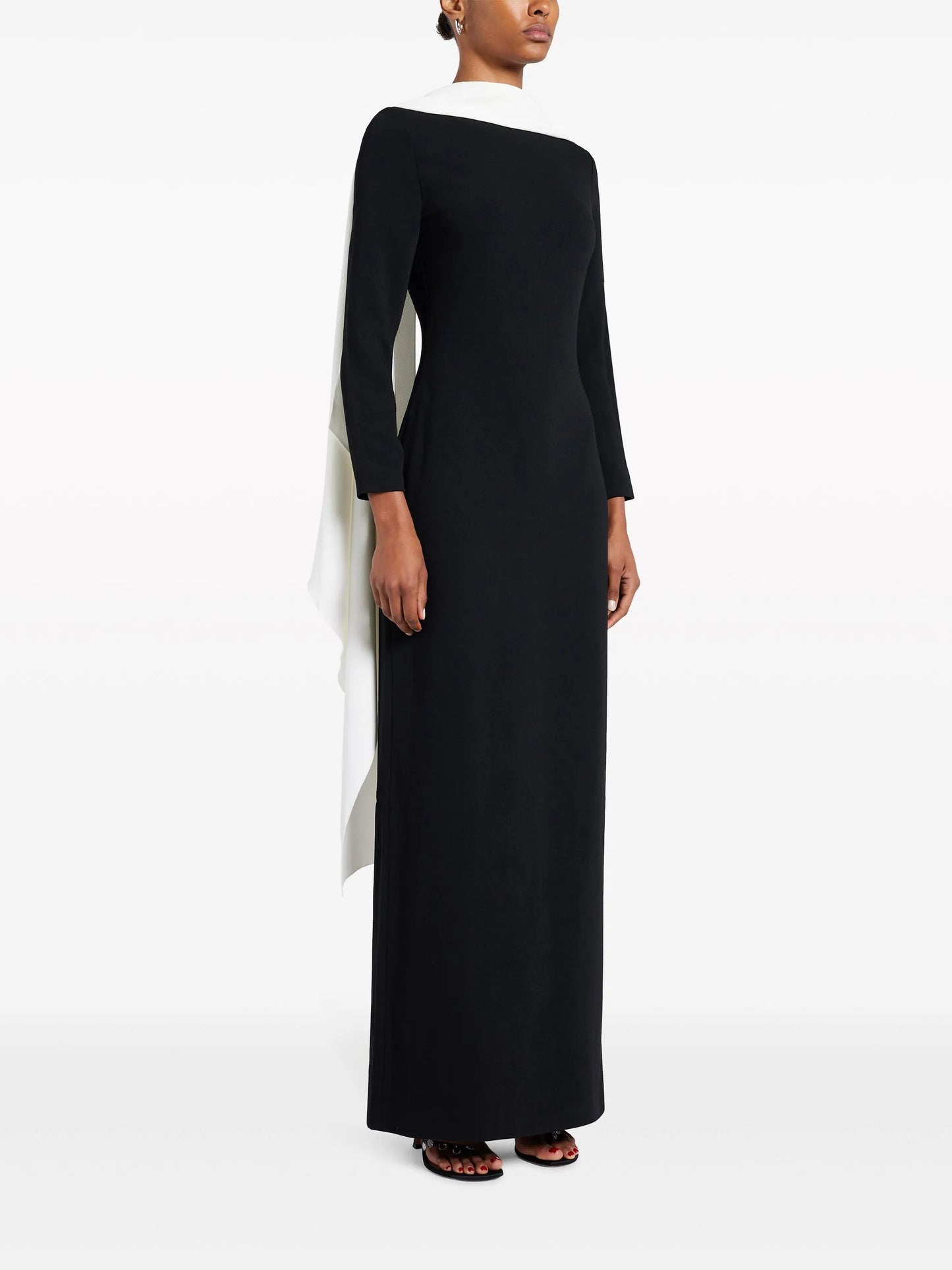 Luisa crepe maxi dress
