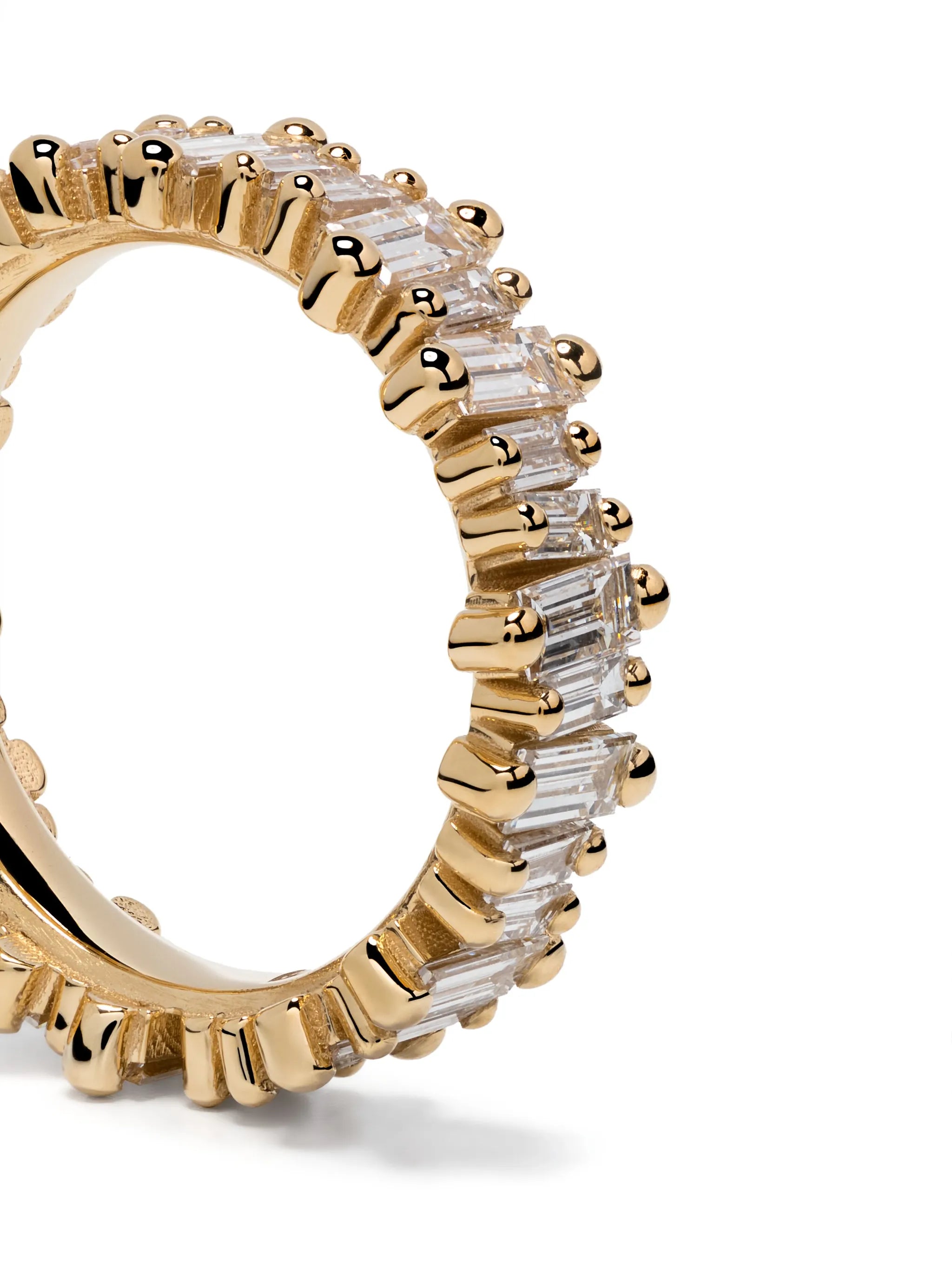 18kt yellow gold Bold diamond eternity ring