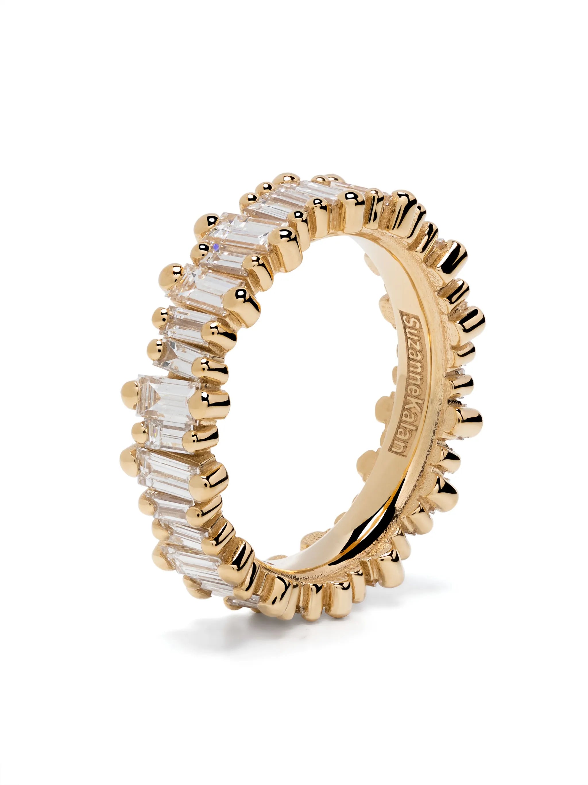 18kt yellow gold Bold diamond eternity ring