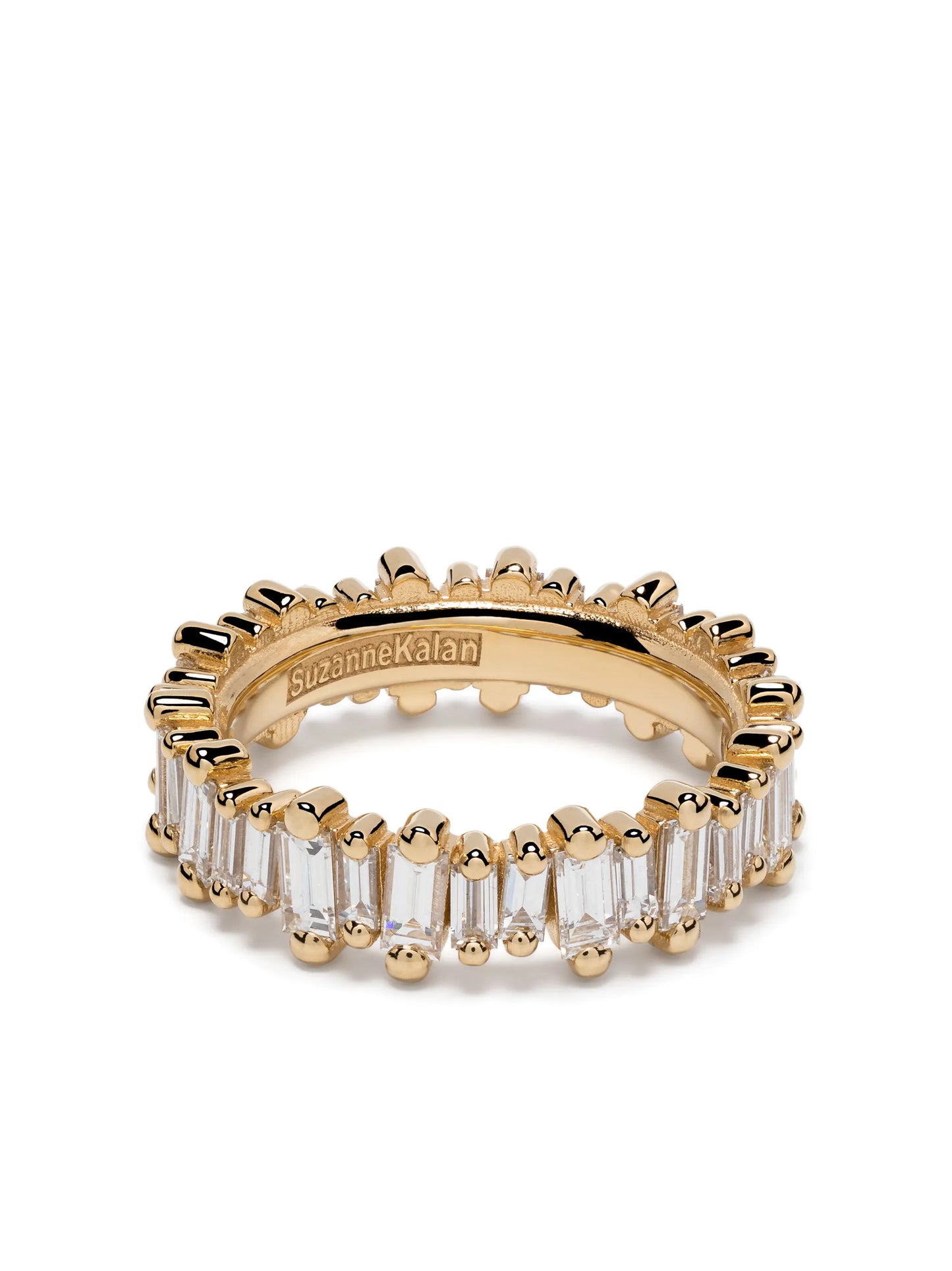 18kt yellow gold Bold diamond eternity ring