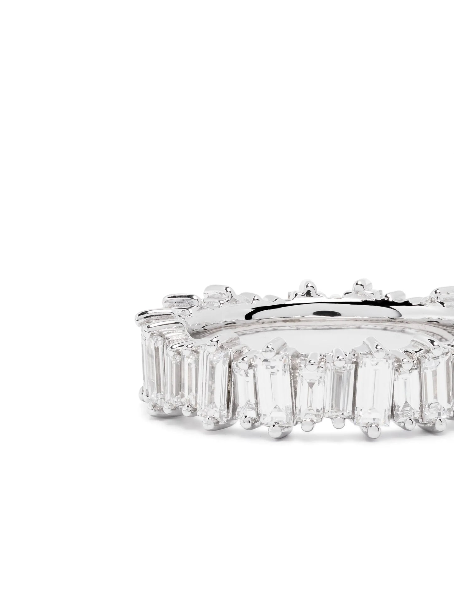 18kt white gold Bold diamond eternity ring